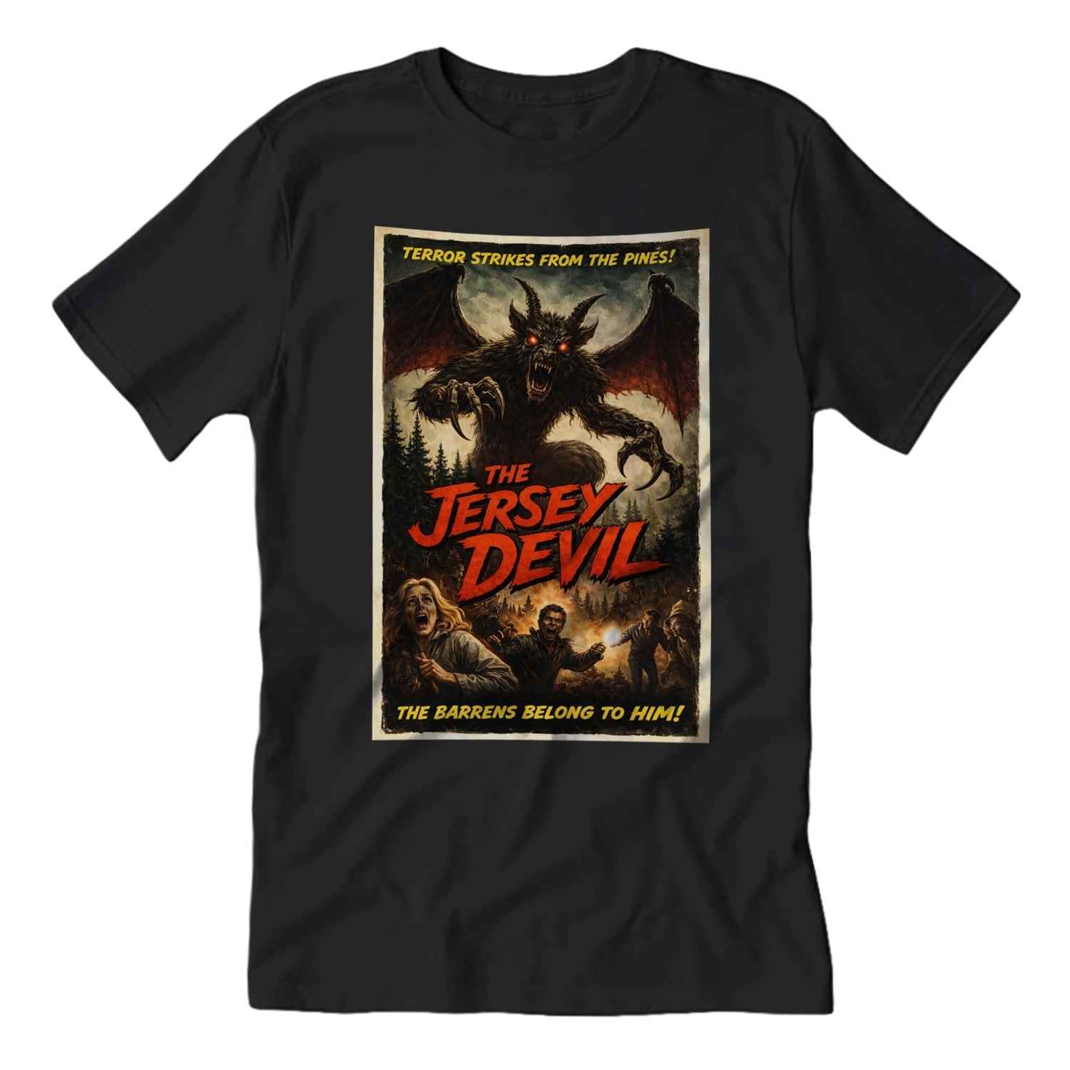 The Jersey Devil Horror Movie Poster T-Shirt
