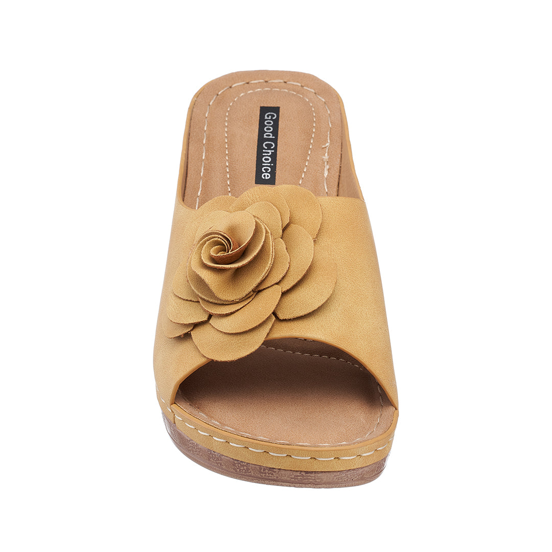 Women's Tokyo Yellow Wedge Sandals