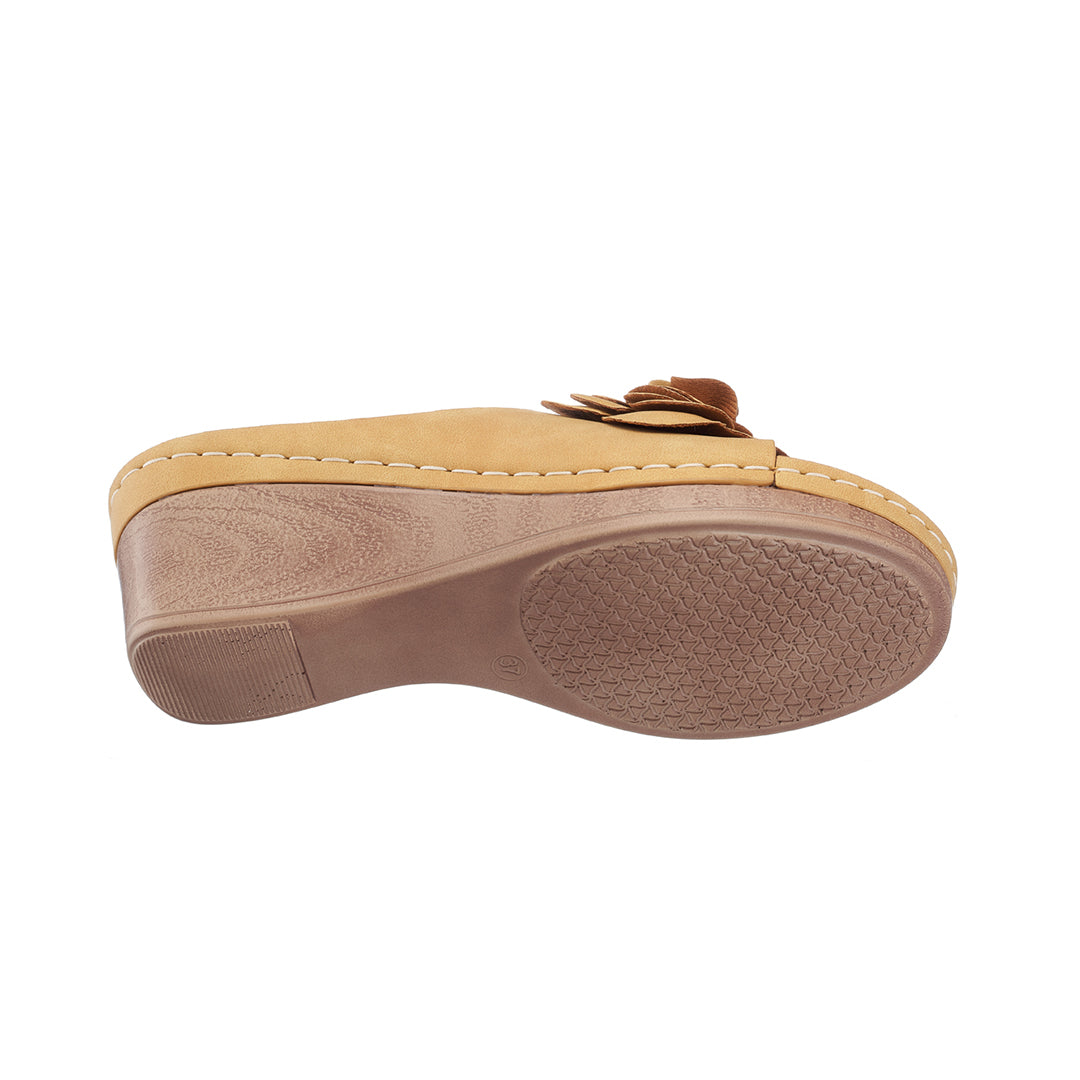 Women's Tokyo Yellow Wedge Sandals