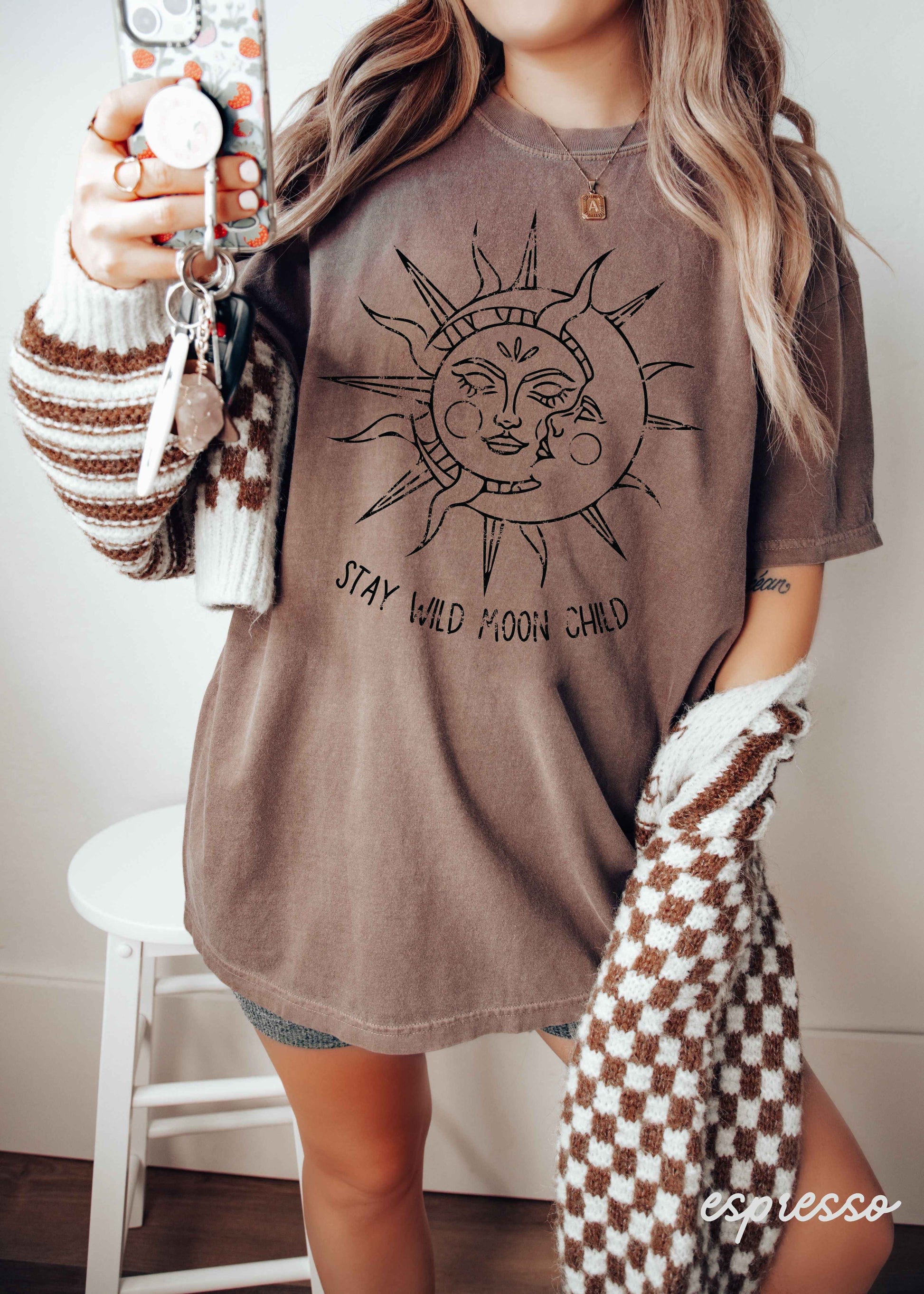 Sun & Moon Tee *3 Colors (S-3X)
