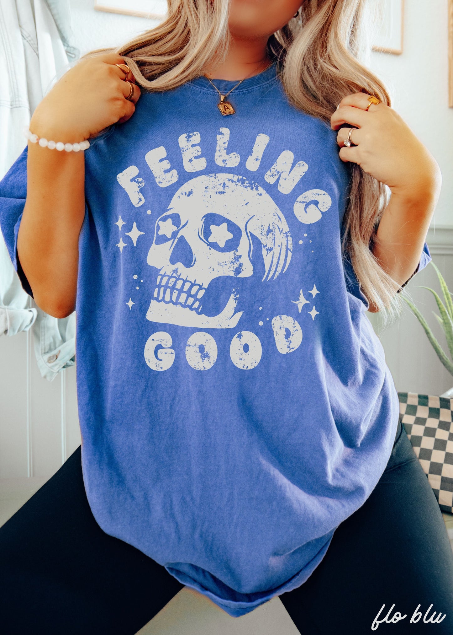 Feeling Good Skull Tee *8 Colors (S-3X)