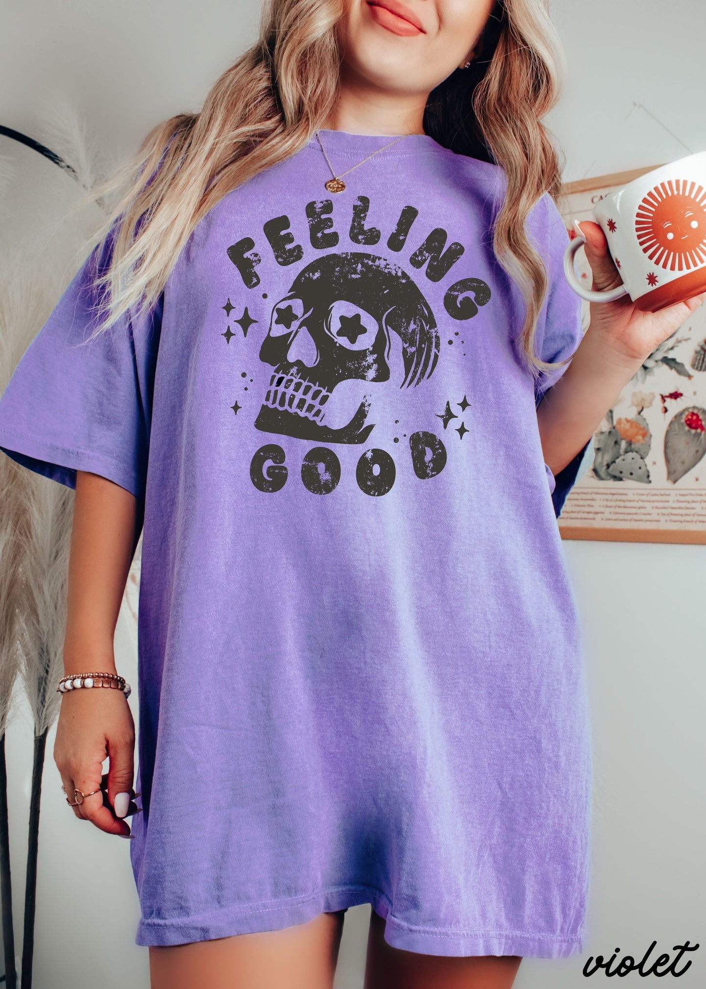 Feeling Good Skull Tee *8 Colors (S-3X)