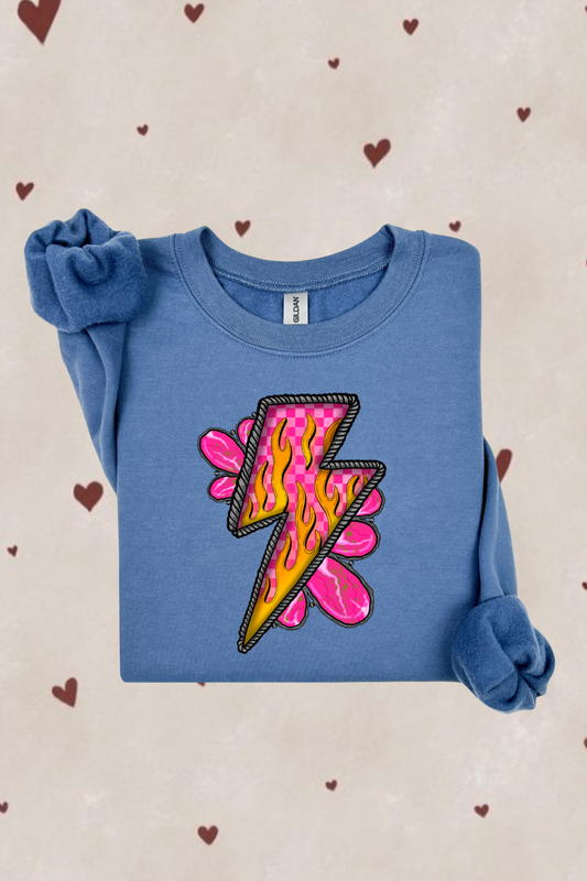 Pink Lightning Sweatshirt