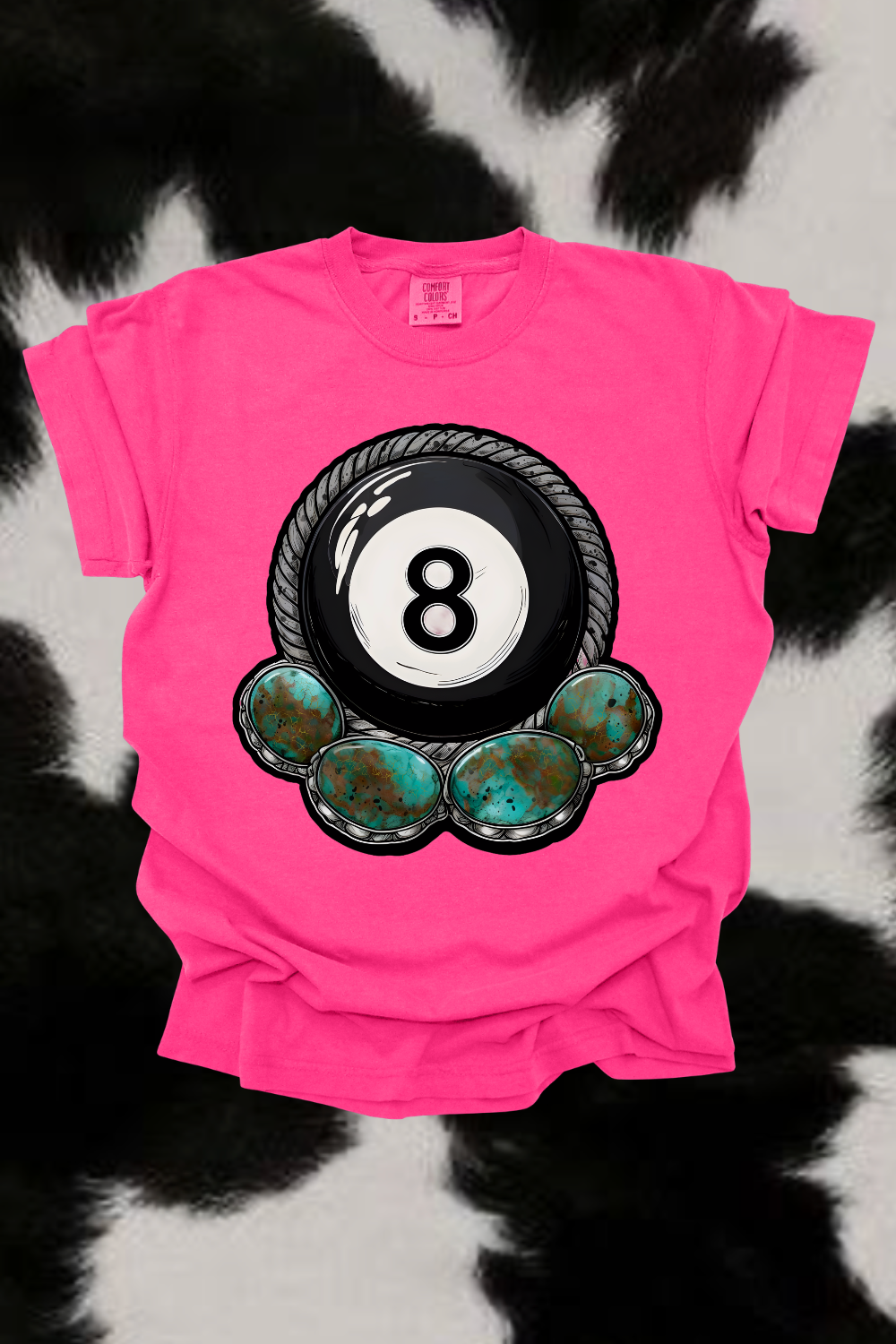 Turquoise 8Ball Graphic Tee