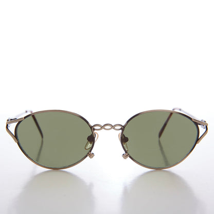 Oval Cat Eye 90s Vintage Sunglasses - Vista