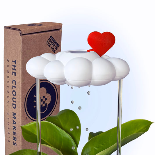 Original Dripping Rain Cloud with Red Heart Charm