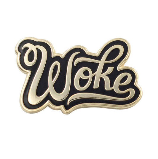 Woke Enamel Pin - Stay Woke Black Lives Matter Pride Pin