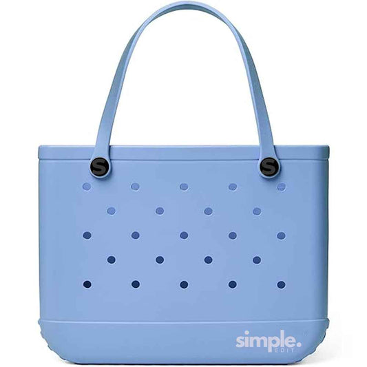 Everyday Extra Large EVA Tote – Carolina on My Mind Blue | Waterproof, Lightweight, Sandproof Oversized Carryall