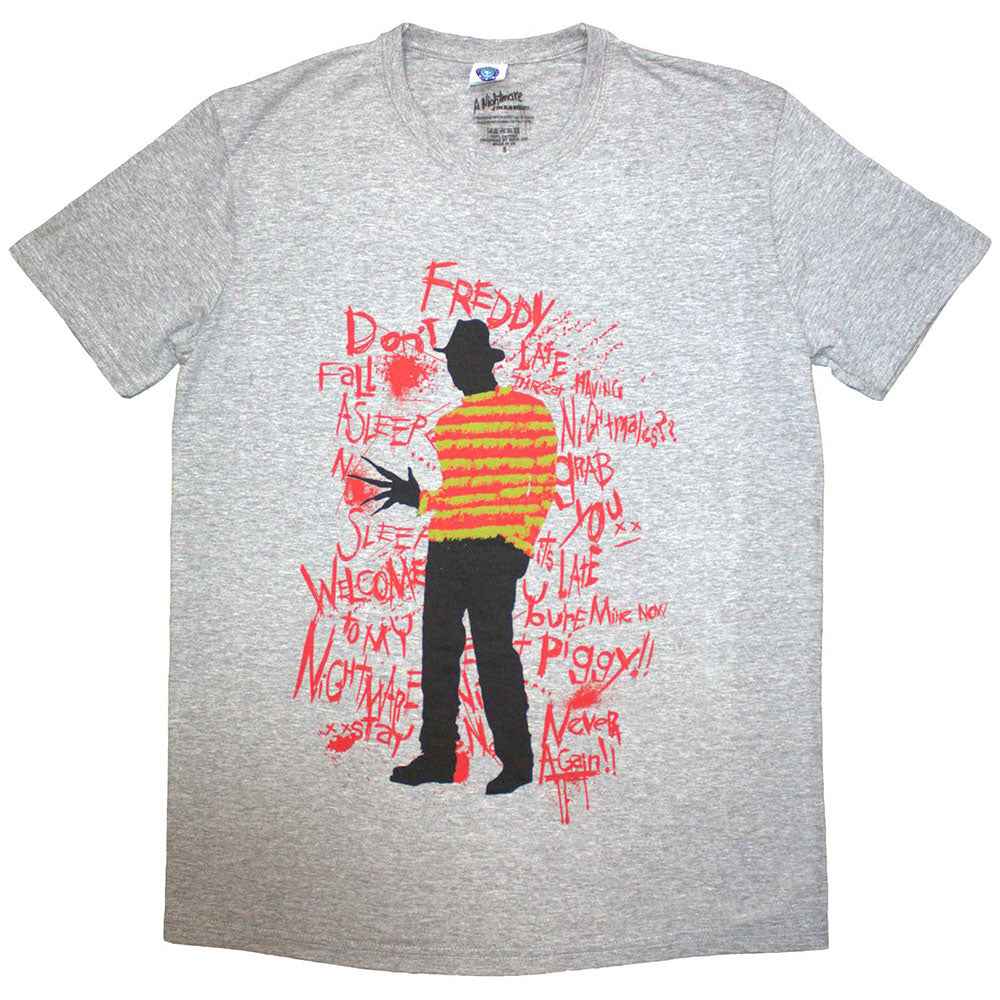 A Nightmare on Elm Street Freddy Scribble Font [T-Shirt]
