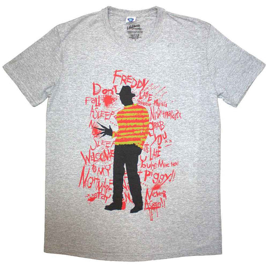 A Nightmare on Elm Street Freddy Scribble Font [T-Shirt]