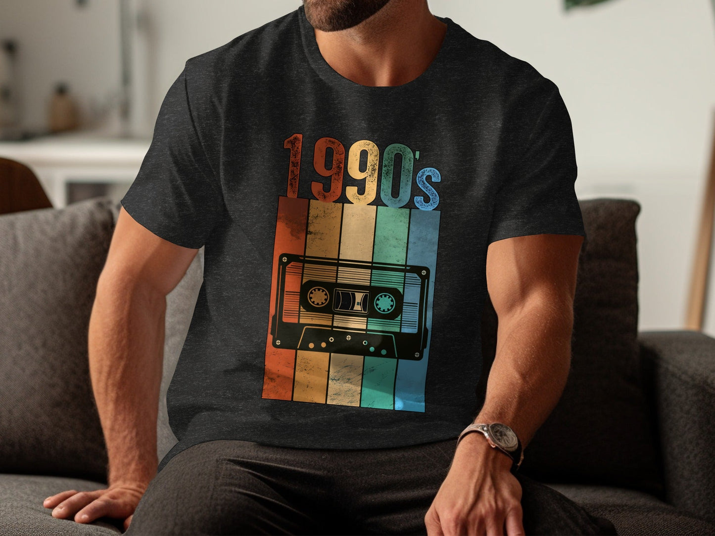 Vintage Cassette Tape with 1990s Design Retro T-Shirt