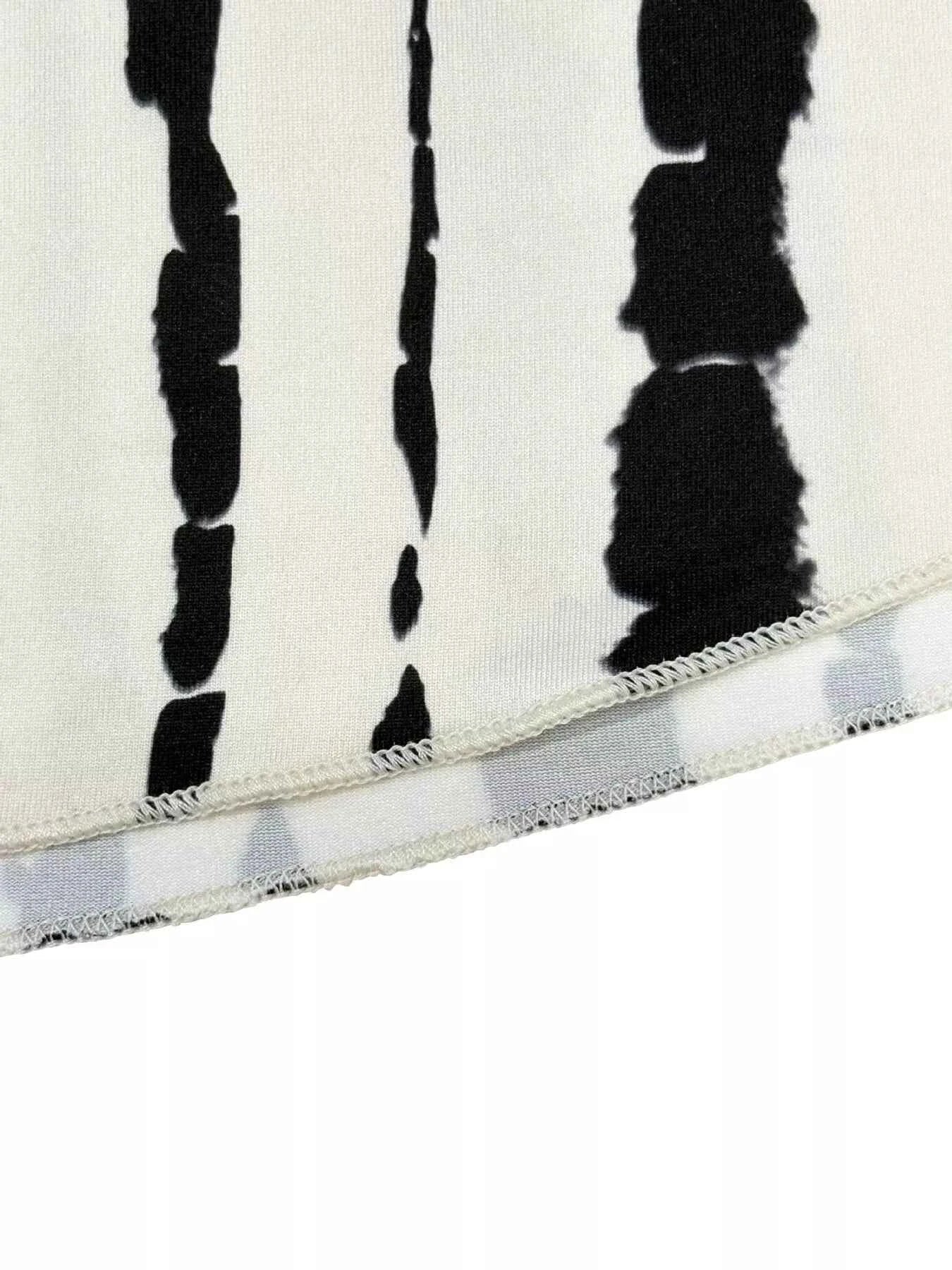 Smocked Asymmetrical Hem Skirt