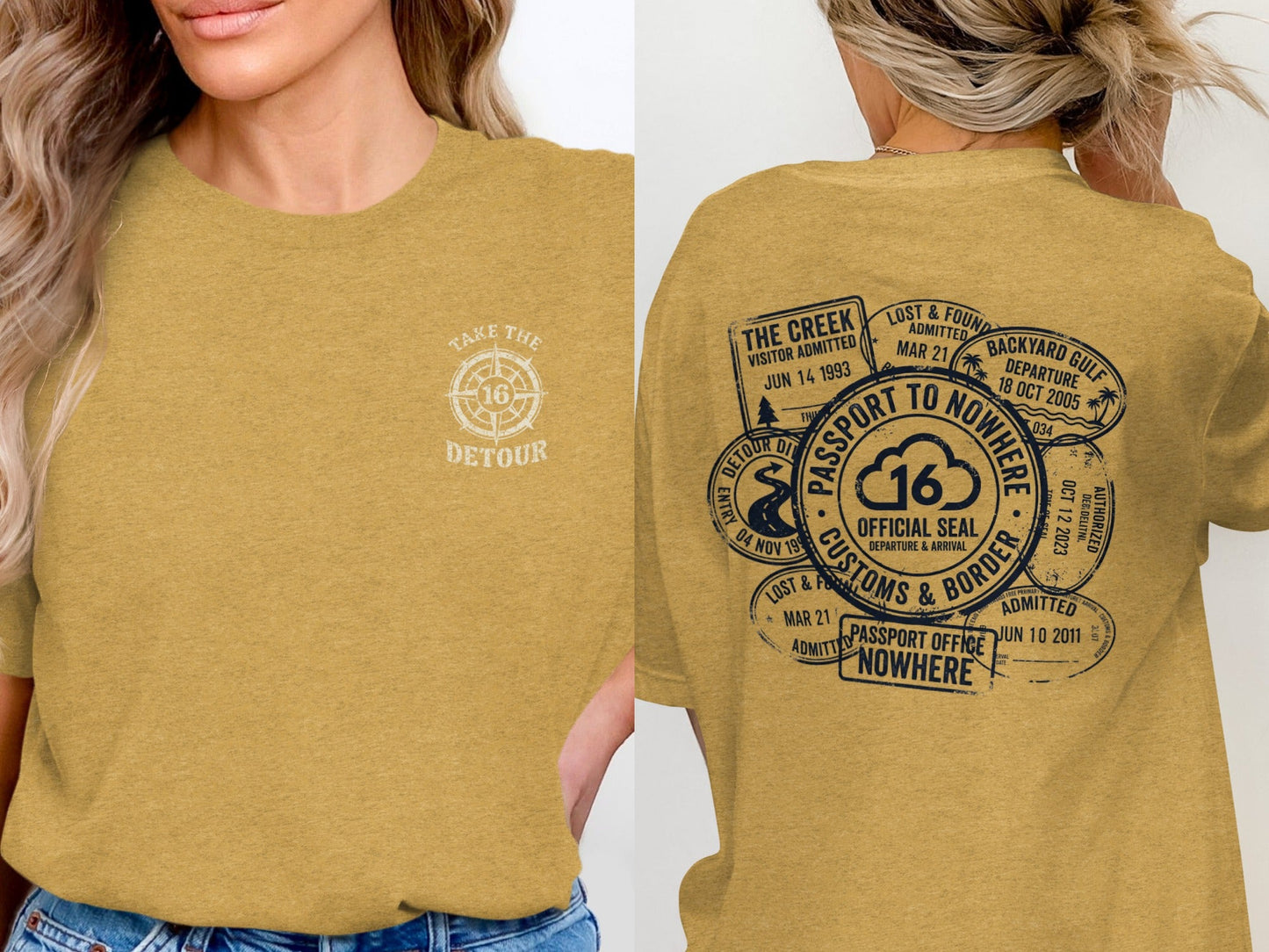 Passport to Nowhere Stamp T-Shirt