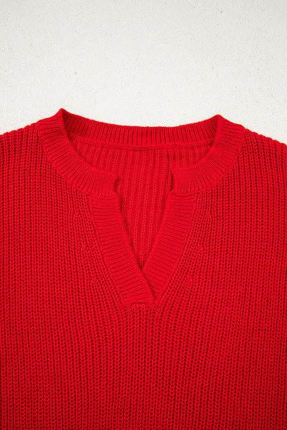 Evelyn Knit Drop Shoulder Sweater