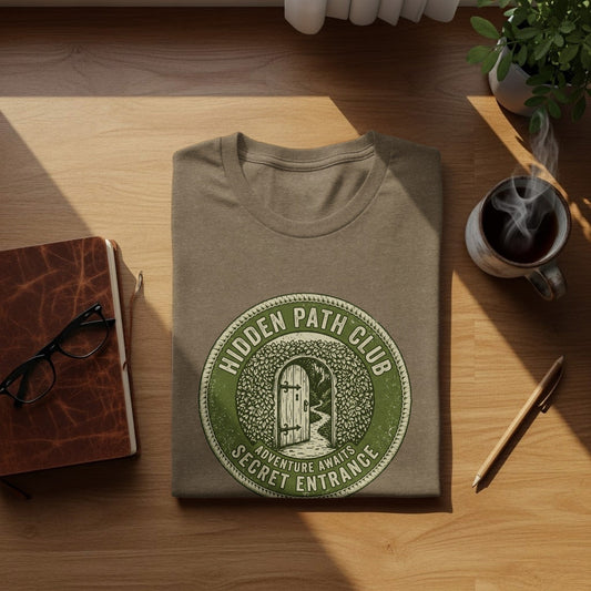 Hidden Path Club: Secret Entrance - Vintage Outdoor Apparel