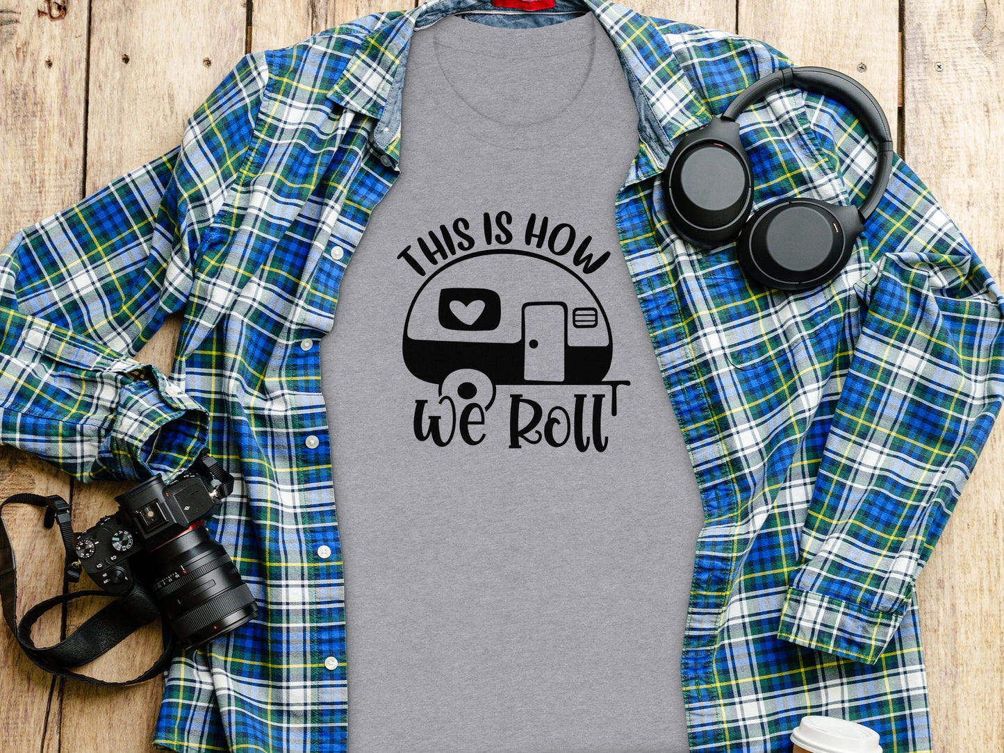 This is How We Roll Camper Graphic For Adventurers T-Shirt