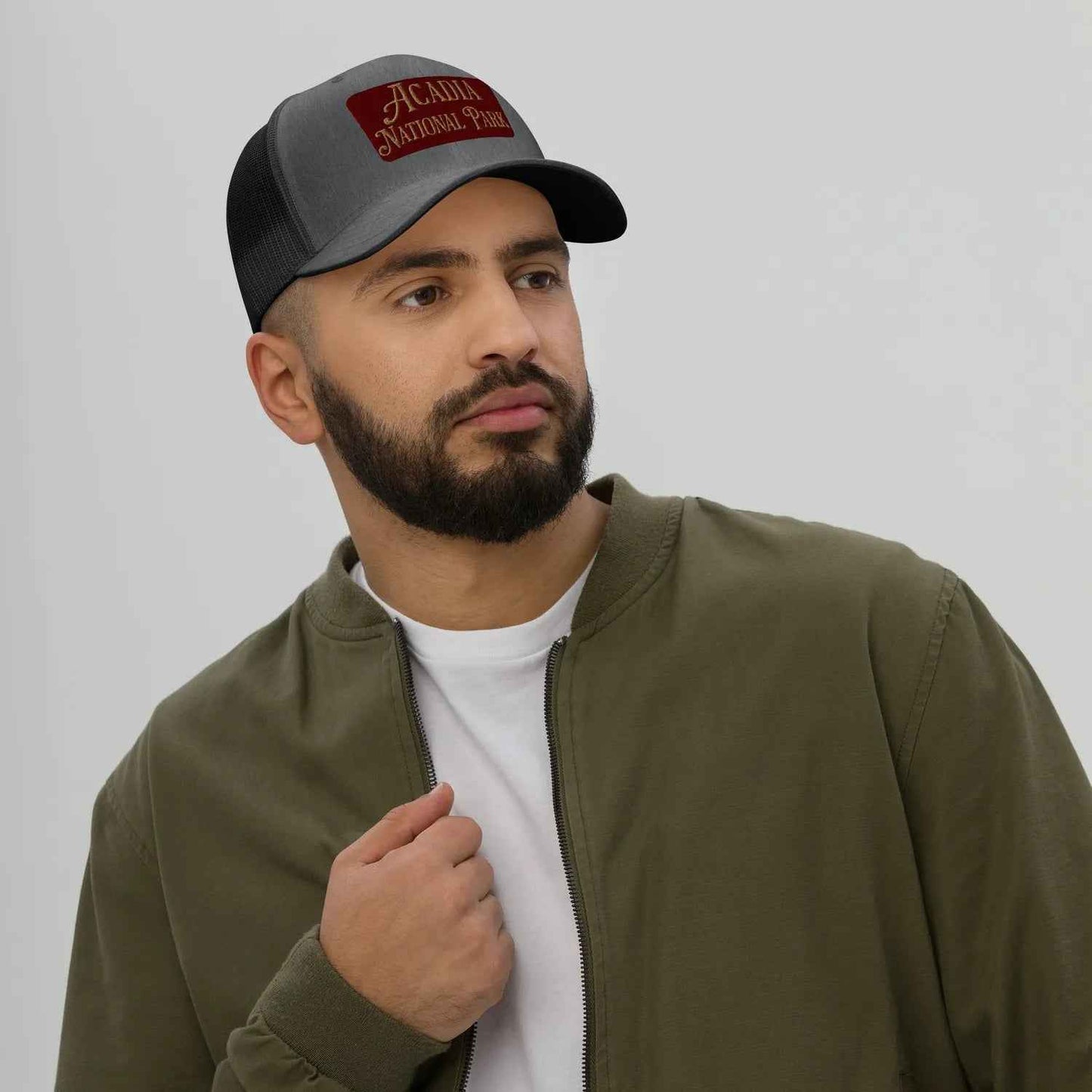 Acadia National Park Embroidered Trucker Hat