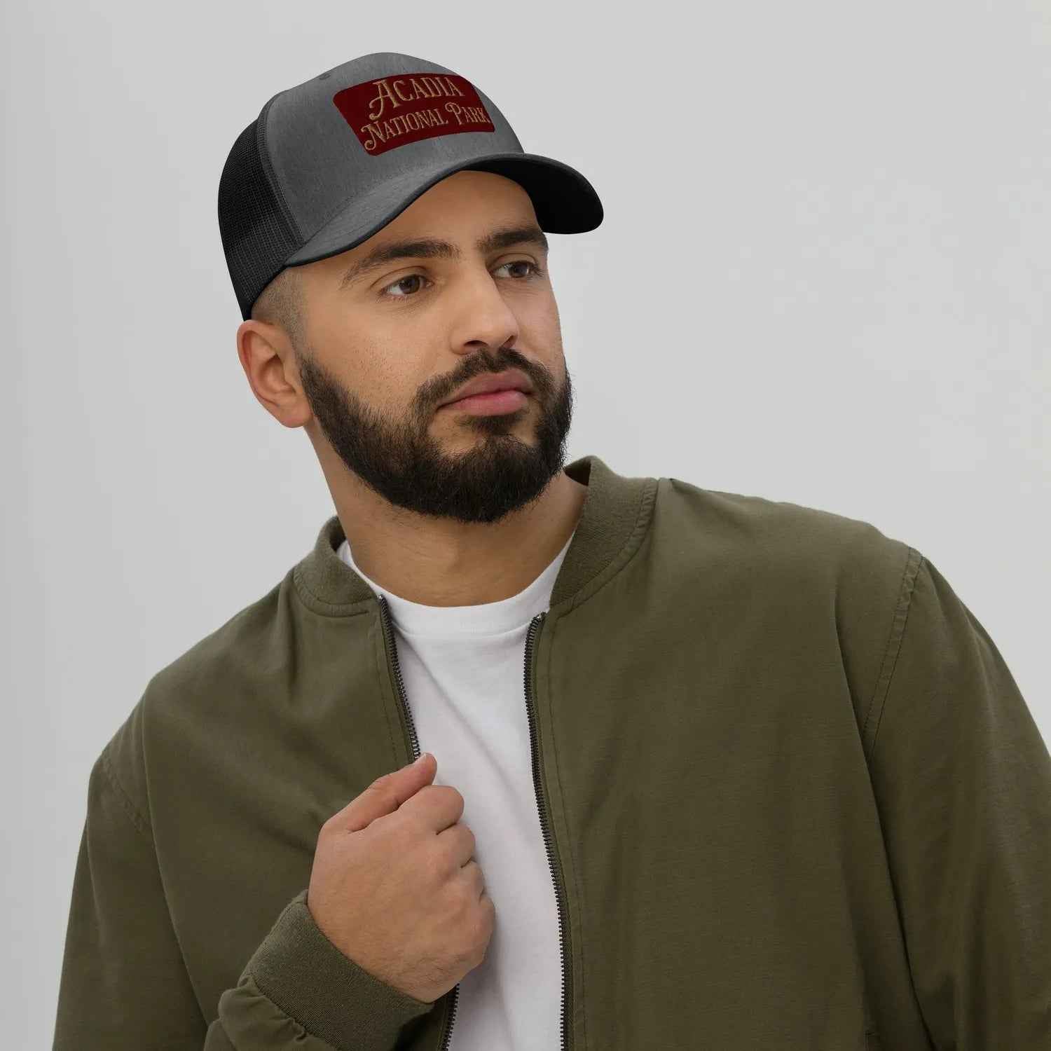 Acadia National Park Embroidered Trucker Hat