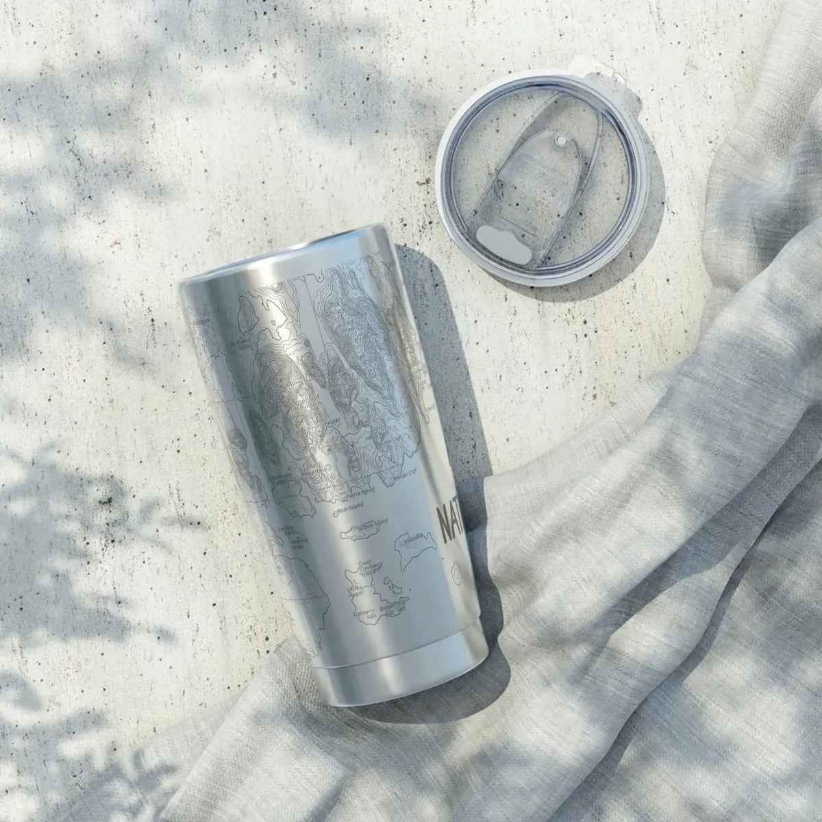 Acadia National Park Topographic Tumbler 20oz