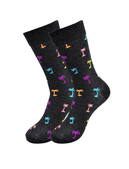 Palm Trees Socks - Comfy Cotton for Men & Women
