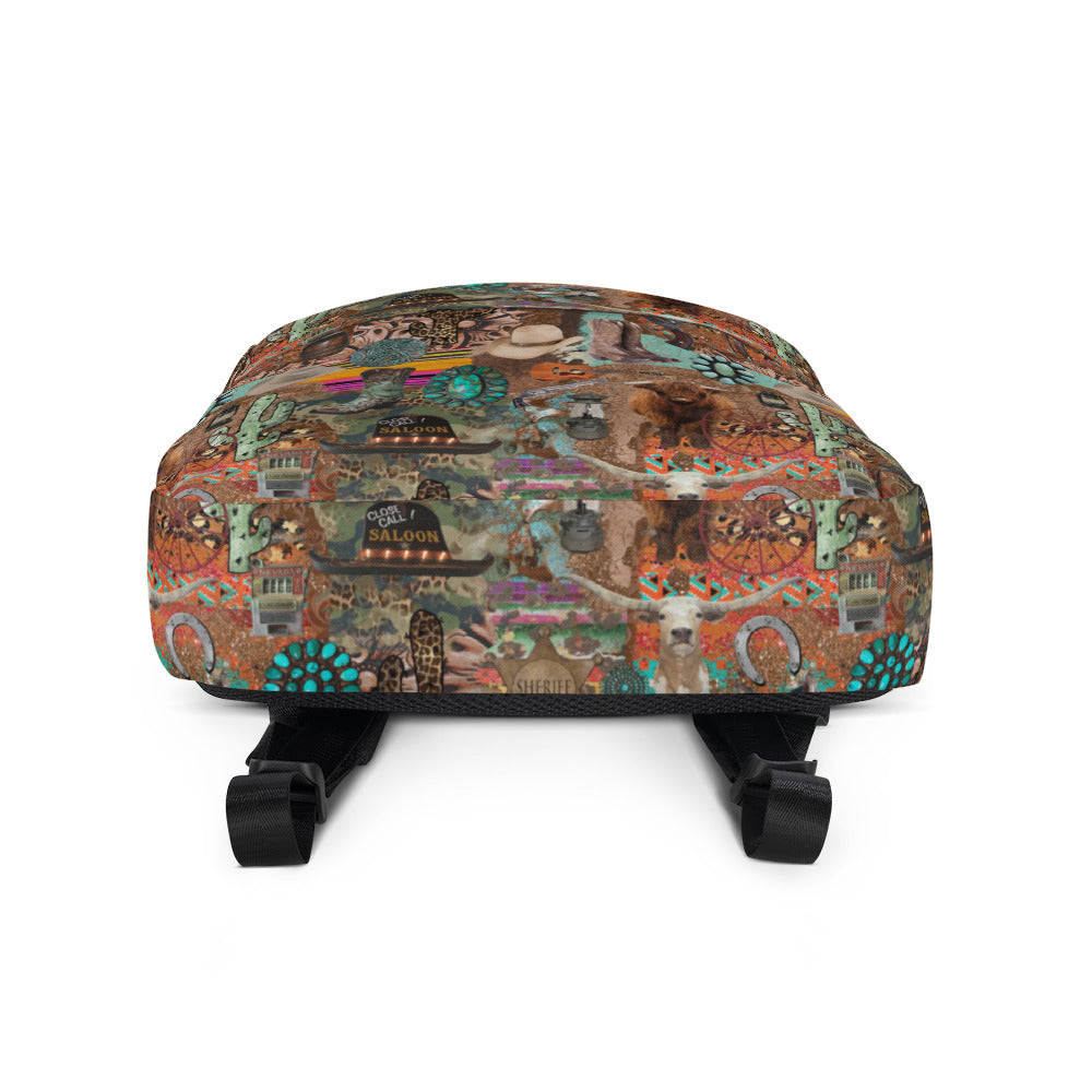 Western Turquoise Junkie Backpack