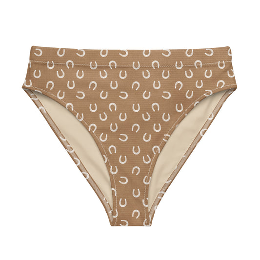 Lucky Streak high-waisted bikini bottom