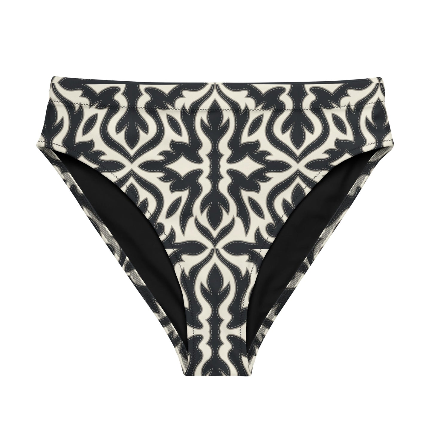 Maison Black high-waisted bikini bottom