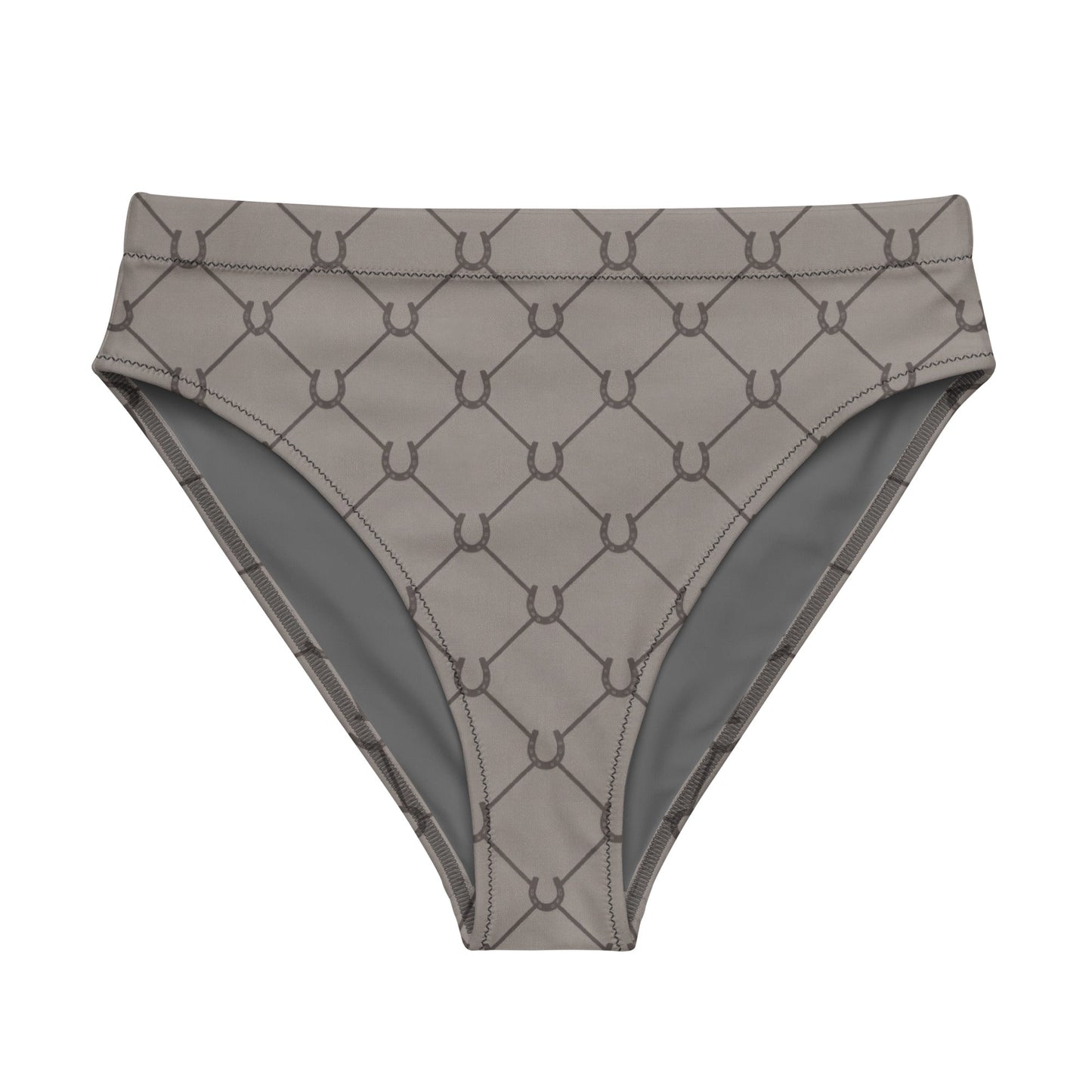 The Grid West high-waisted bikini bottom