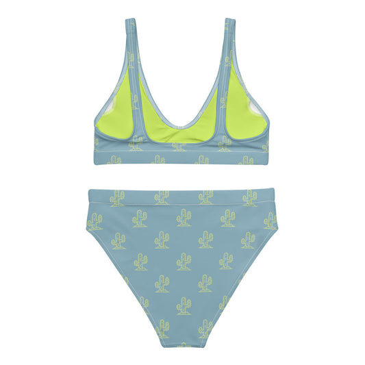 Cactus Cutie high-waisted bikini