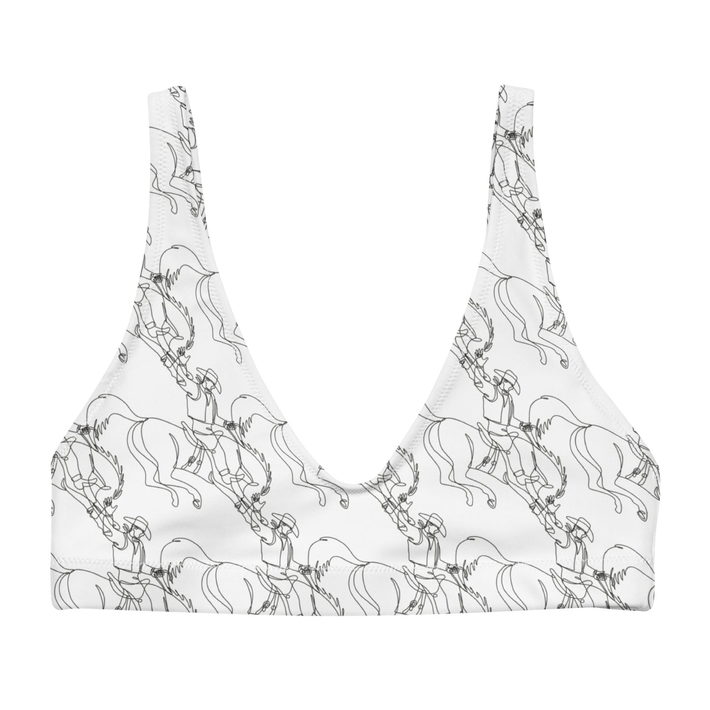 Western Ink bikini top