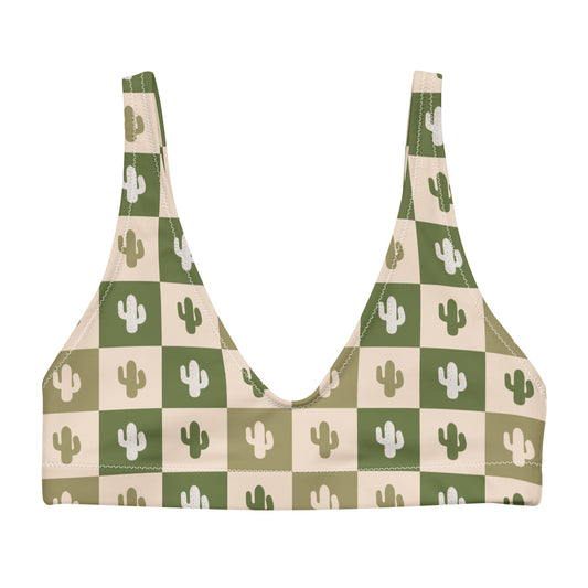 Desert Grid bikini top
