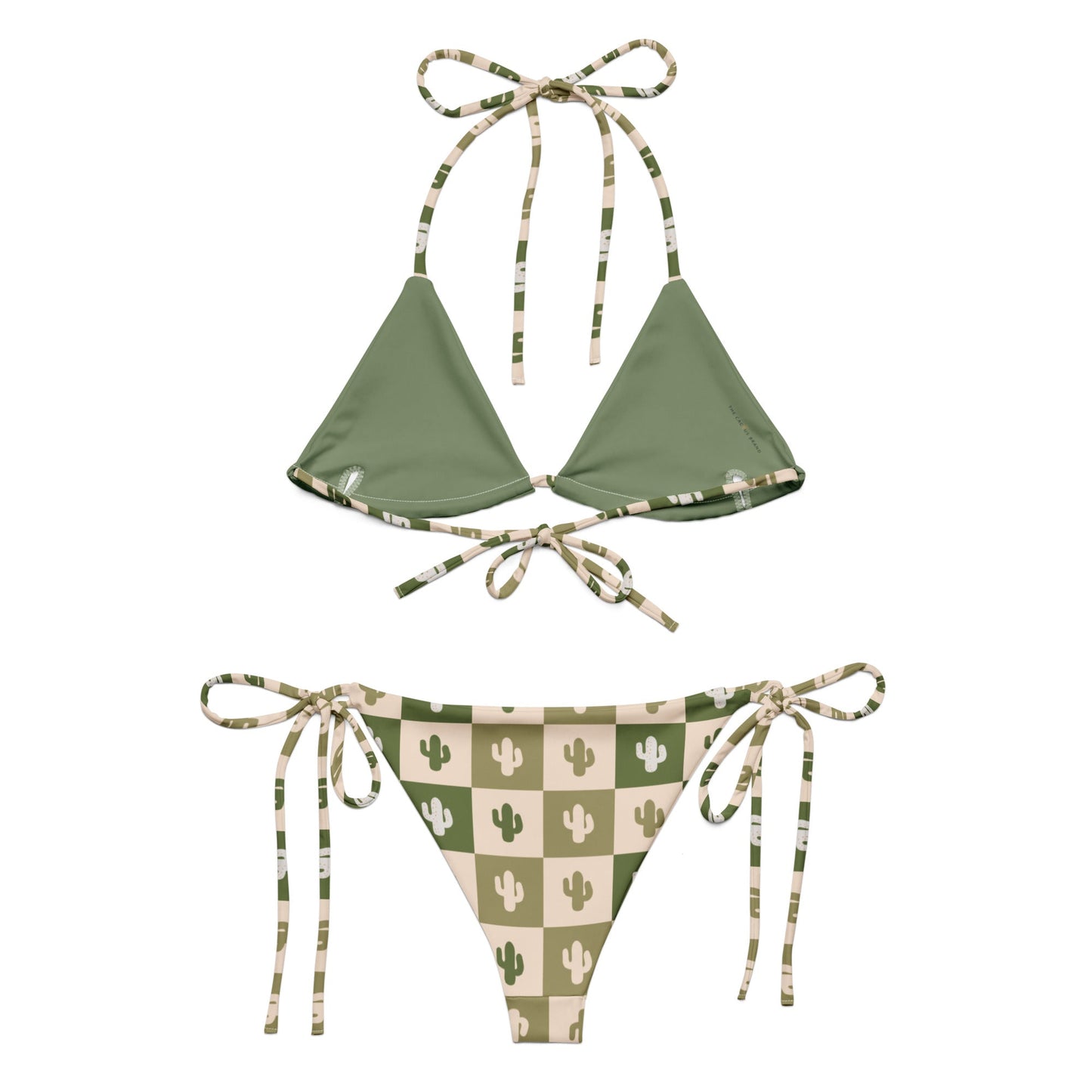 Desert Grid string bikini