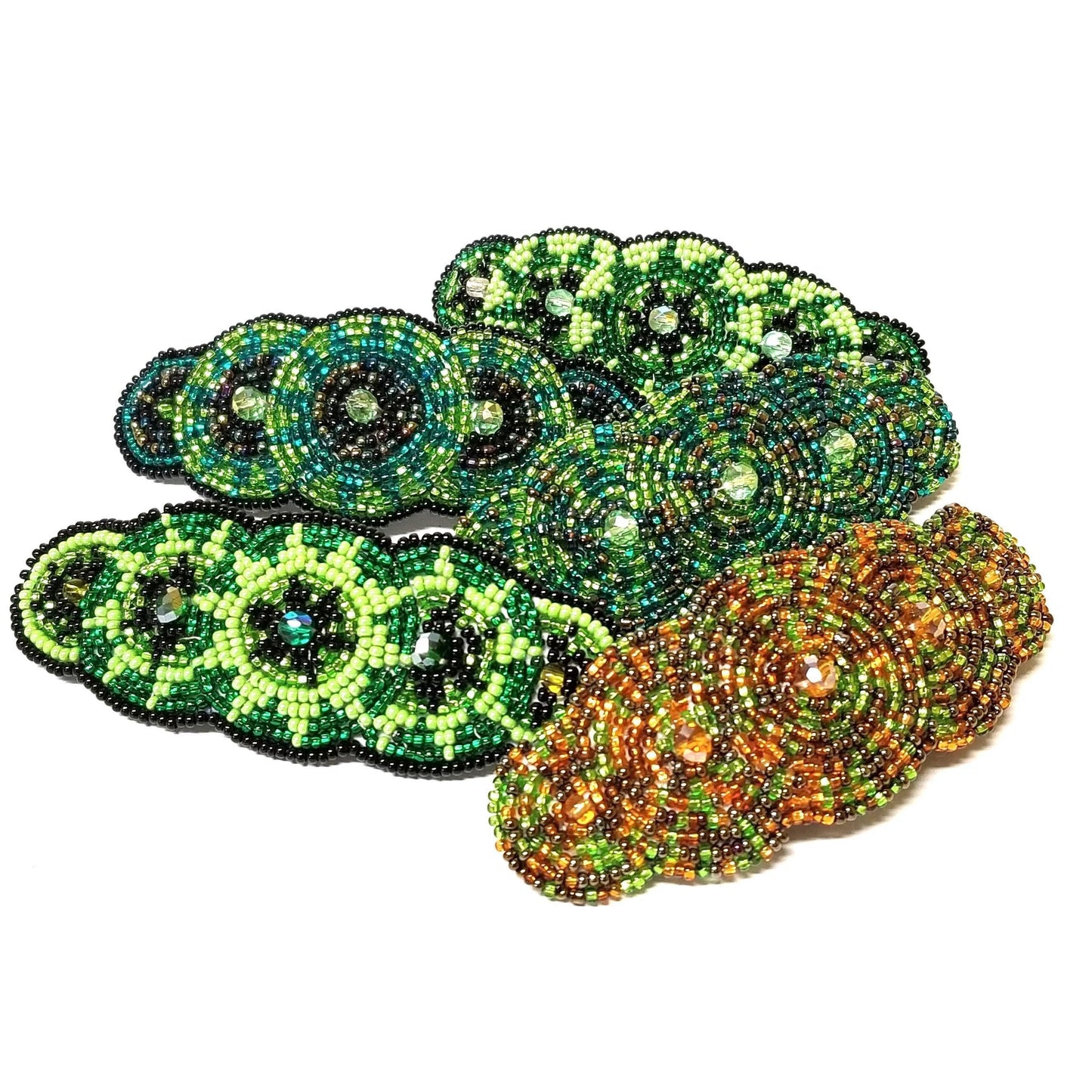 Andrea Seed Bead Hair Barrette - Guatemala