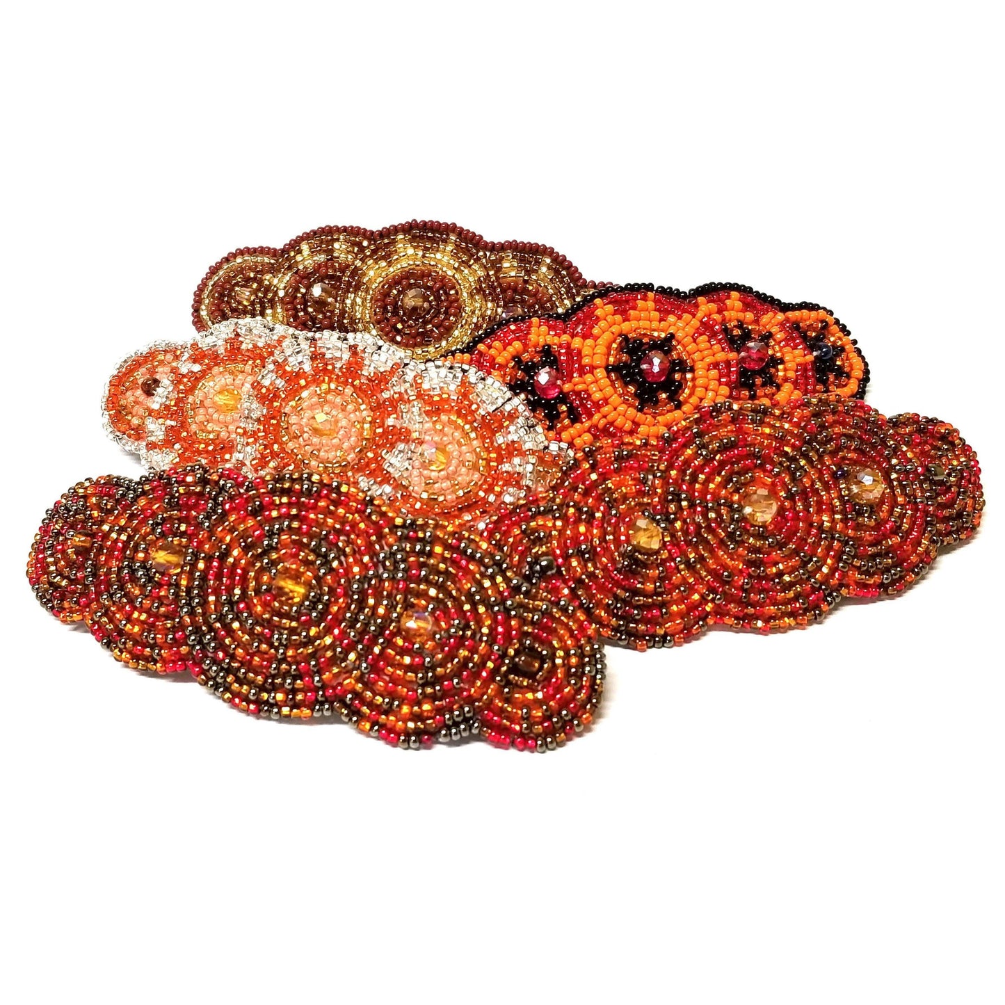 Andrea Seed Bead Hair Barrette - Guatemala