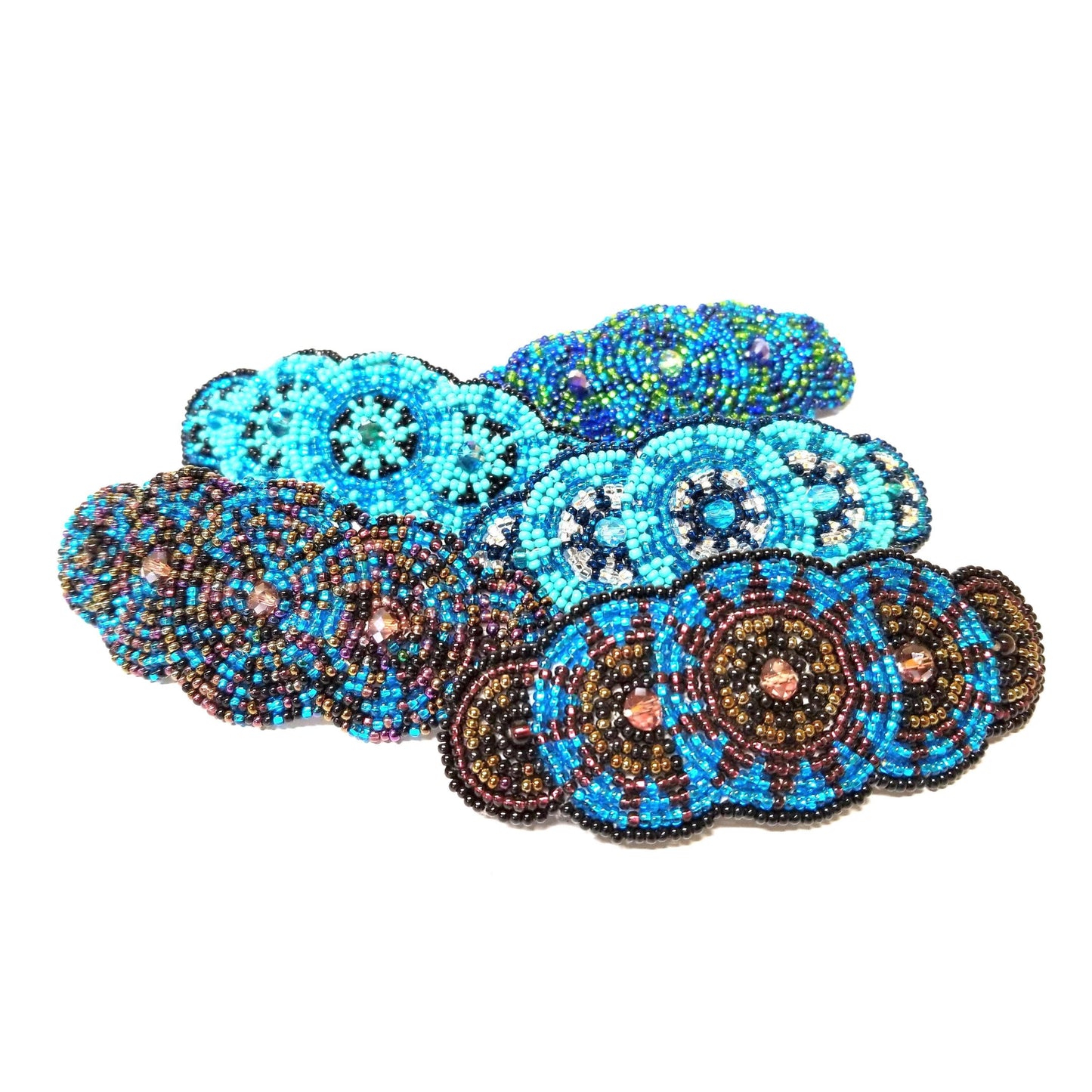 Andrea Seed Bead Hair Barrette - Guatemala