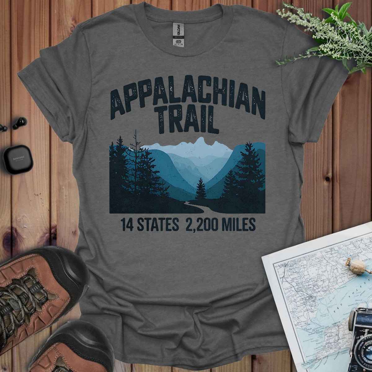 Appalachian Trail 14 States 2200 Miles T-Shirt