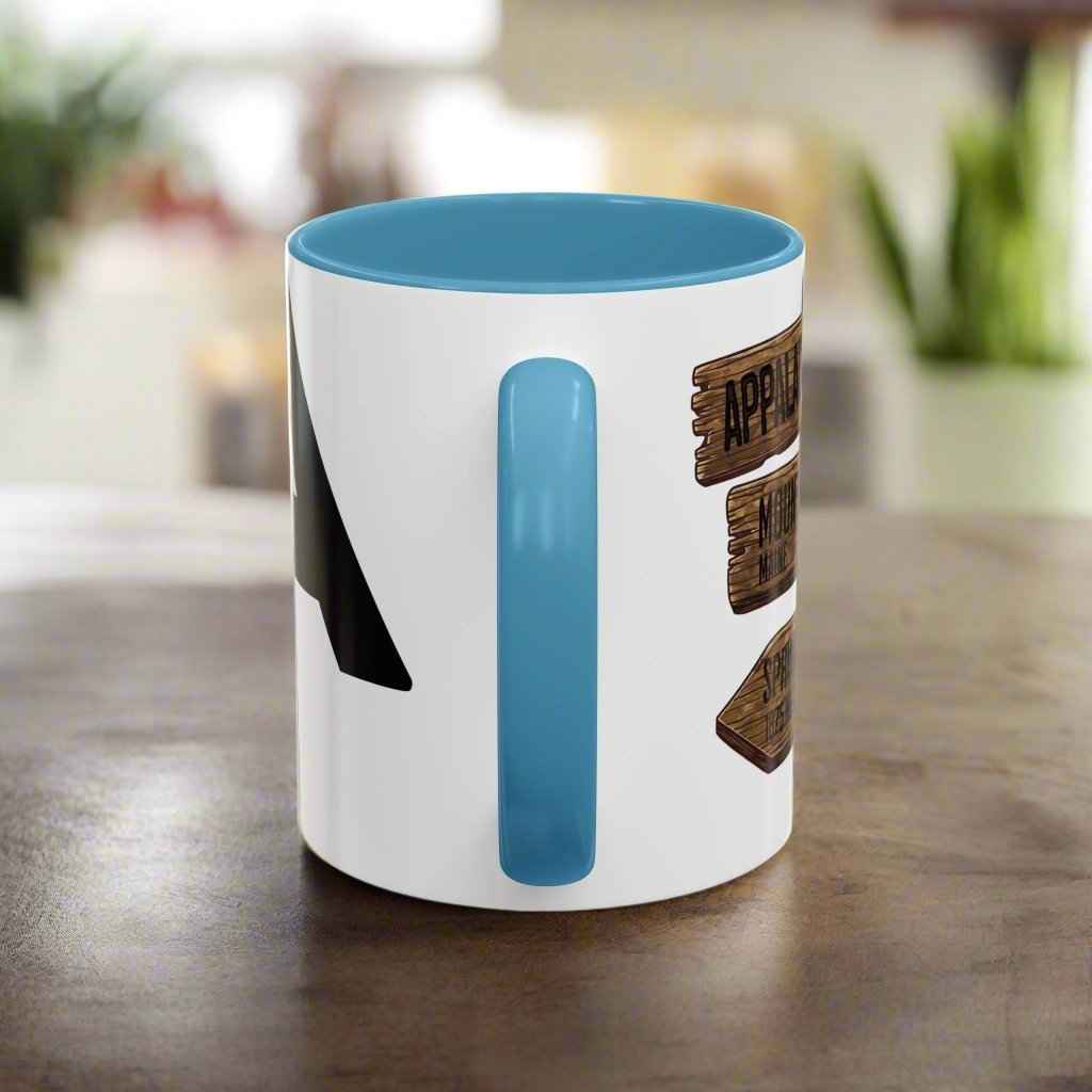Appalachian Trail Accent Mug AT Mileage Sign