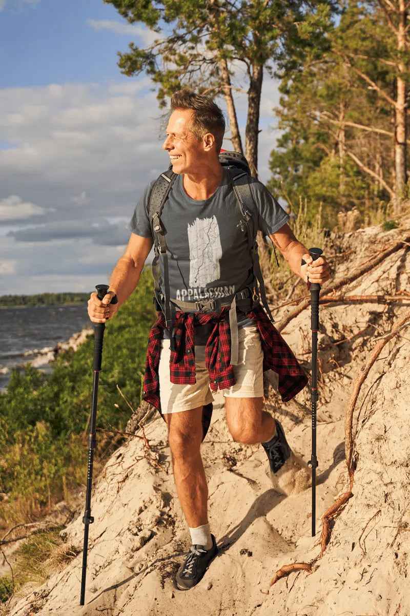 Appalachian Trail White Blaze Map Unisex Performance T-shirt