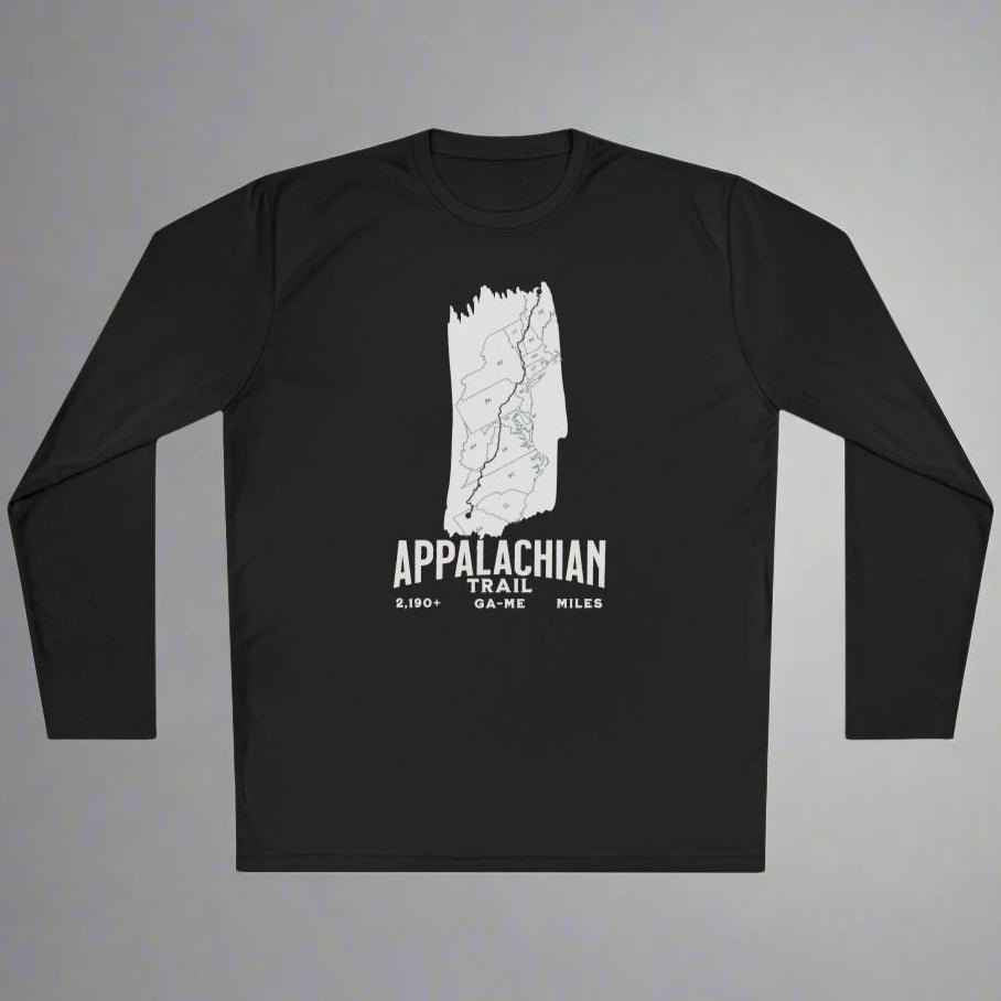 Appalachian Trail White Blaze Unisex Long Sleeve Performance Shirt