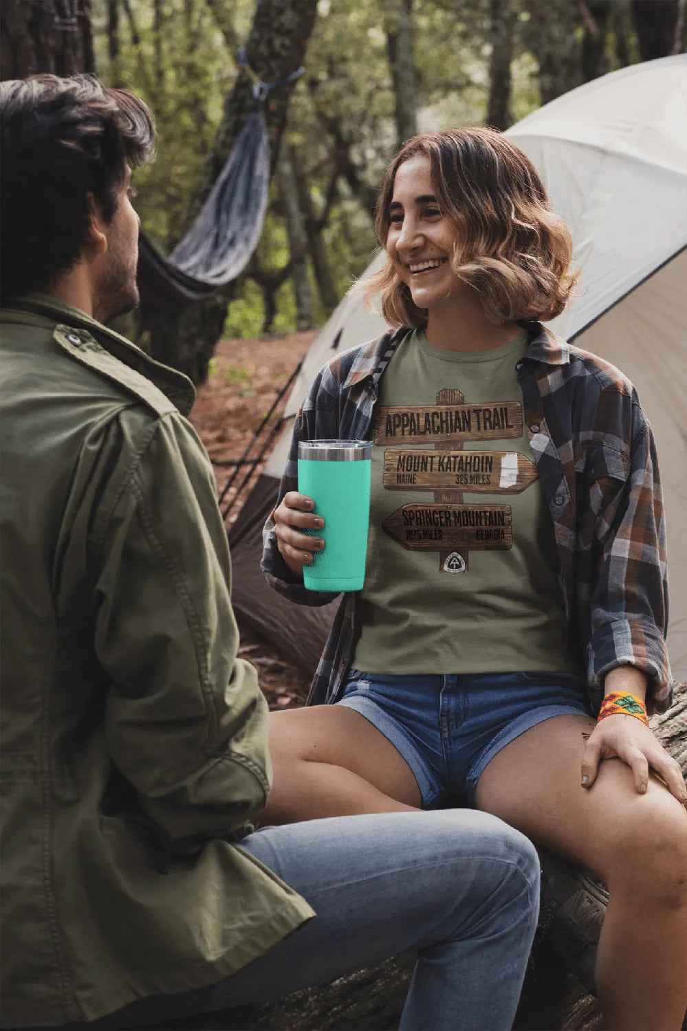 Appalachian Trail White Blaze Unisex T-Shirt Katahdin Springer 2200 Miles