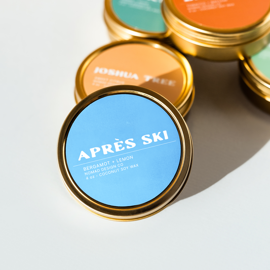 Apres Ski Travel Tin Candle