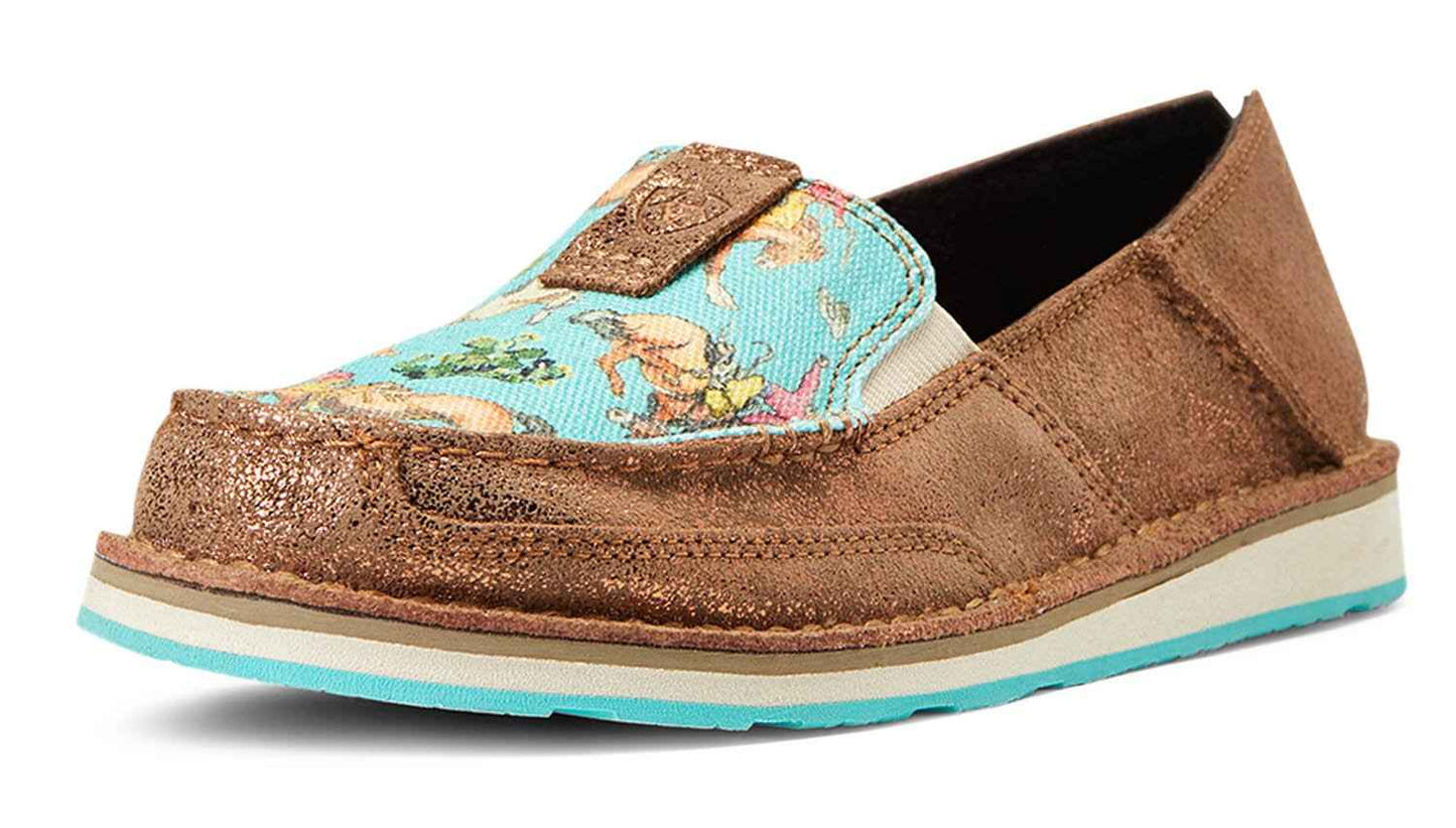 Ariat Women's Cruiser Slip-On Shoes – Comfortable, Lightweight Moc Toe Casual Shoes for Everyday Wear