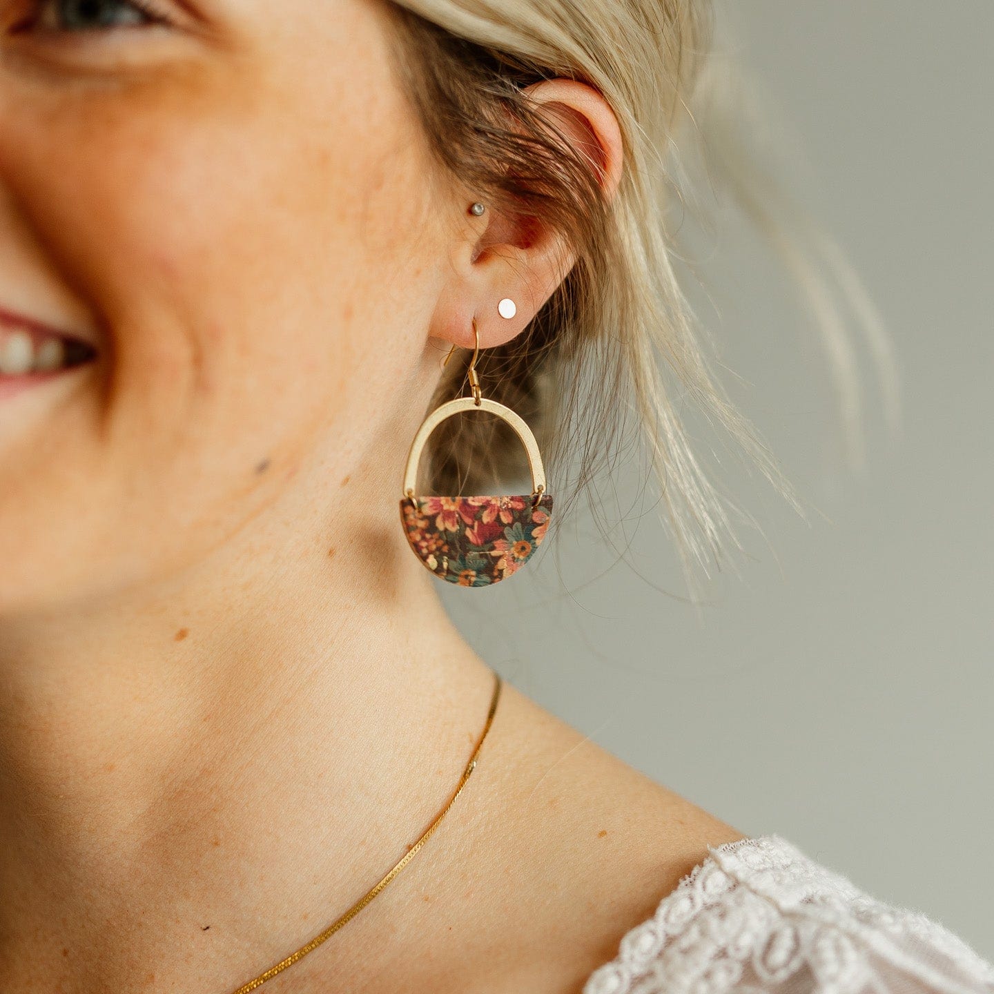 Autumn Flowers Jo Earrings
