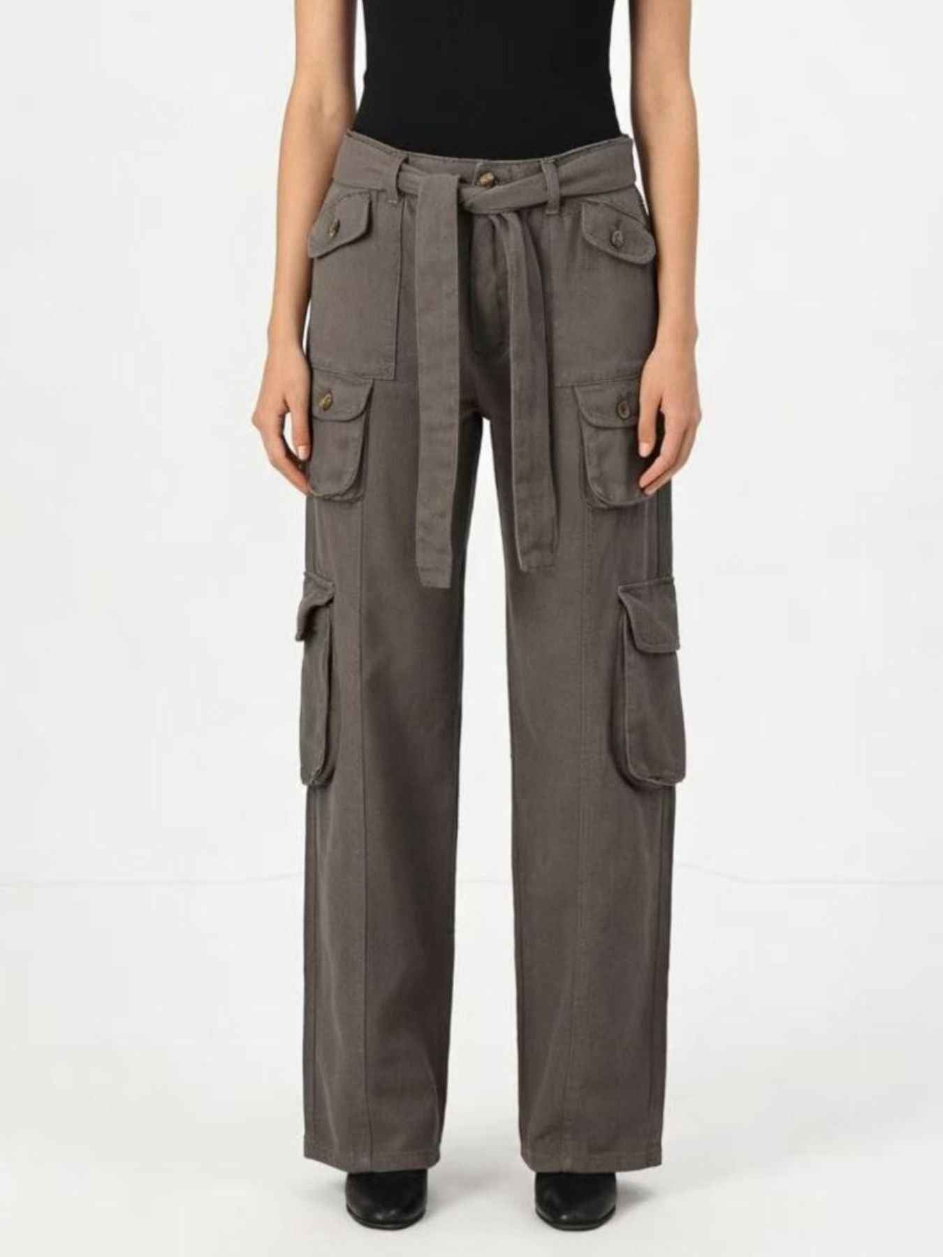 Wide Leg Cargo Jeans