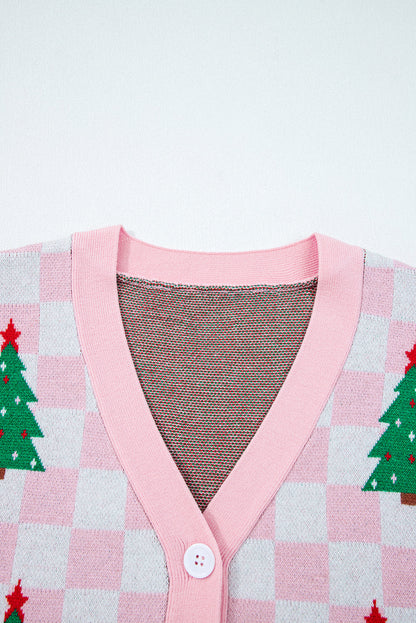 Ella Tree Pattern Cardigan Sweater