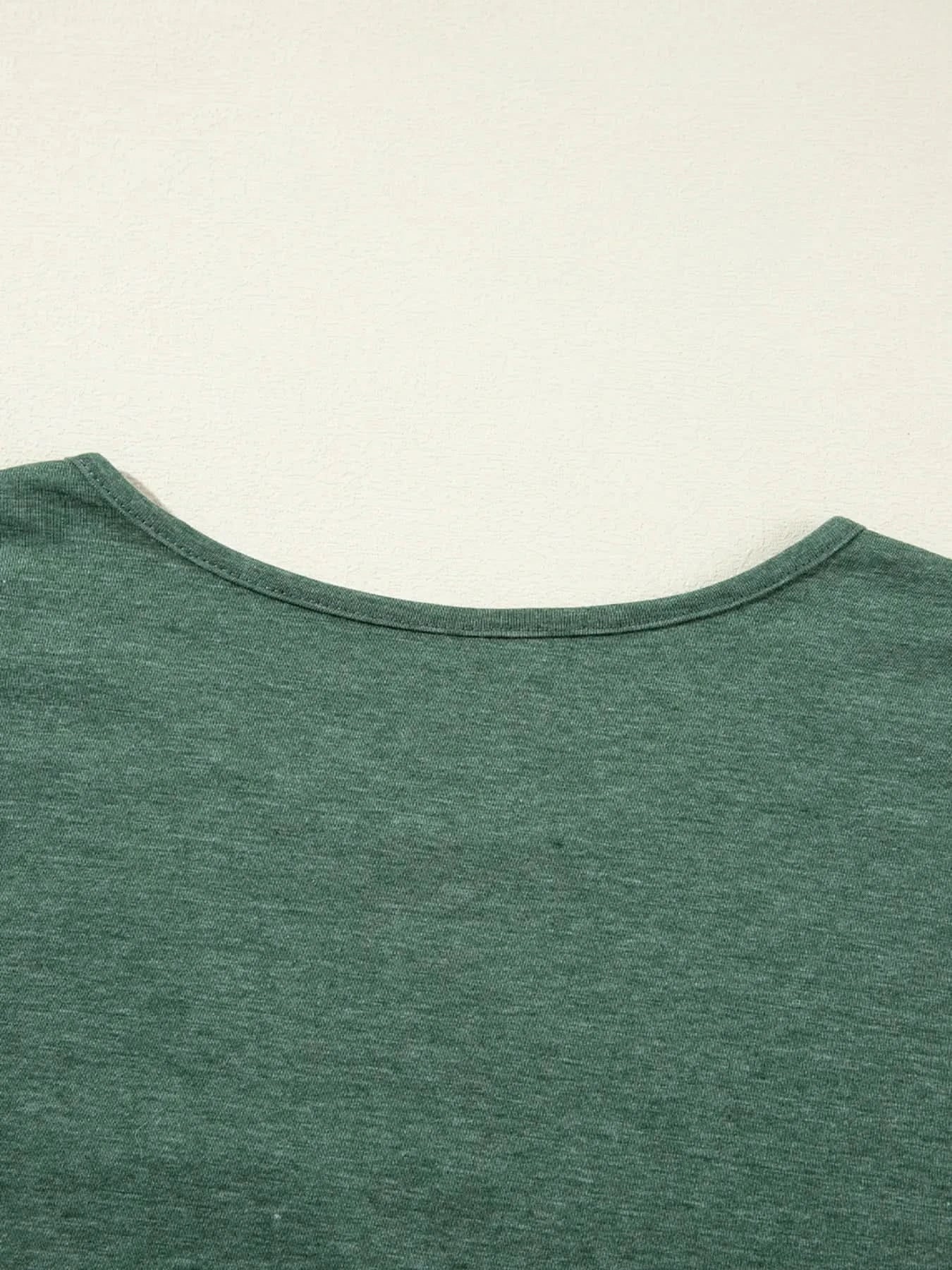 Asymmetric Seam Detail Long Sleeve Top for Women Casual