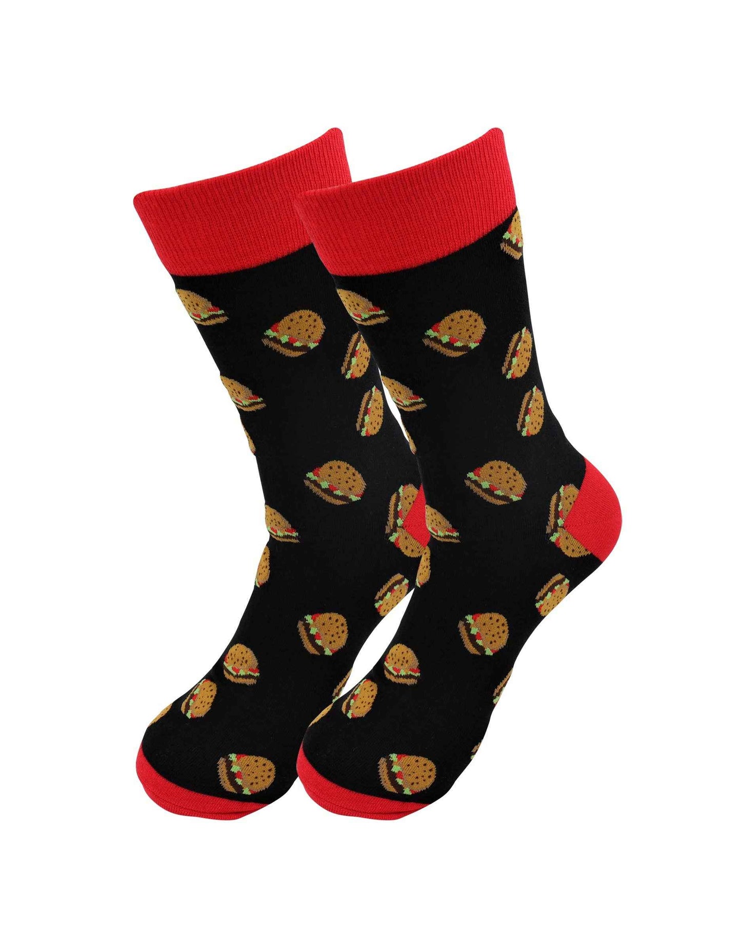 Favorite Food Socks - Comfy, Cotton Burger Socks