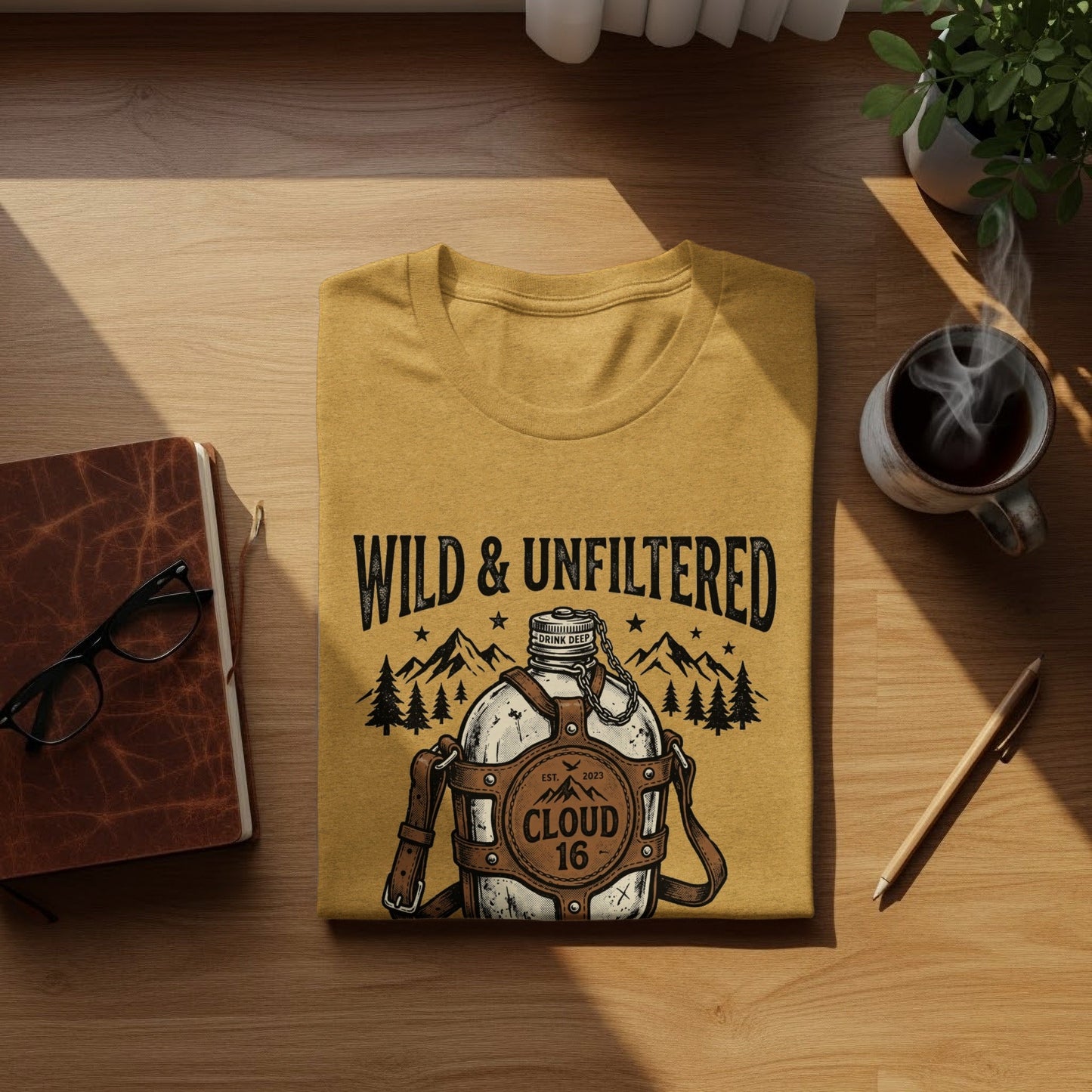 Rugged Wild & Unfiltered Spirit Wilderness Shirt