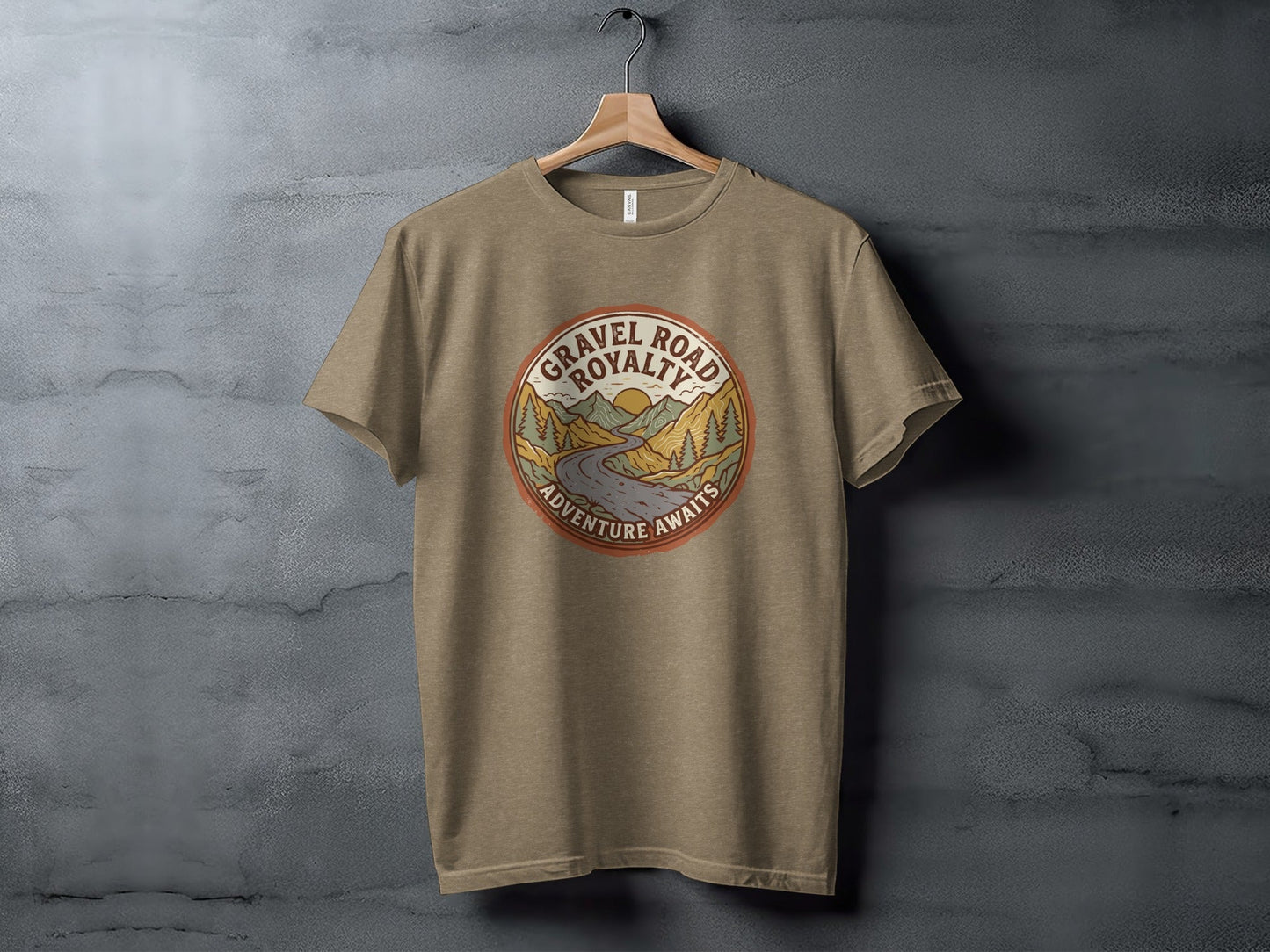 Gravel Road Royalty Vintage Adventure Tee: Backcountry Outpost Shirt
