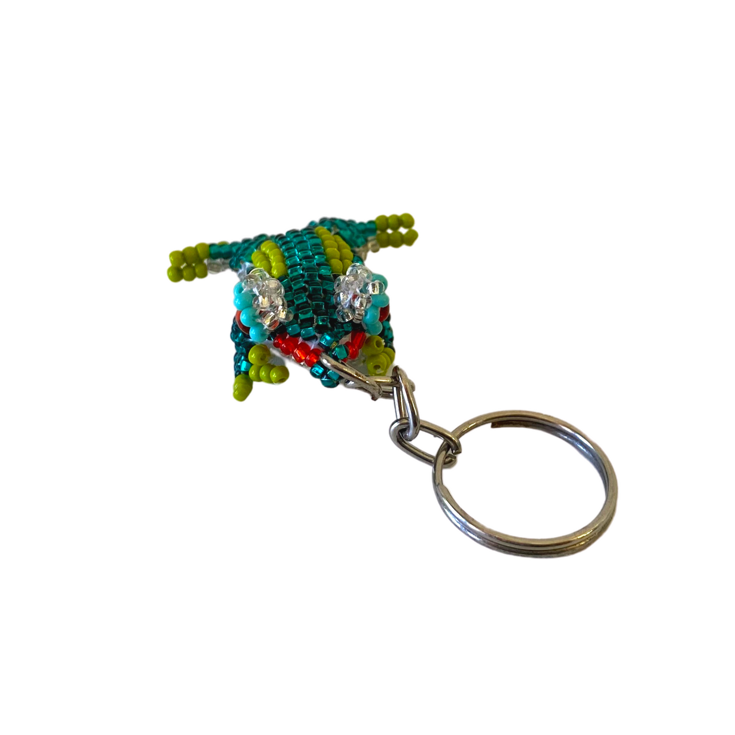 Baby Frog Seed Bead Key Chain - Guatemala